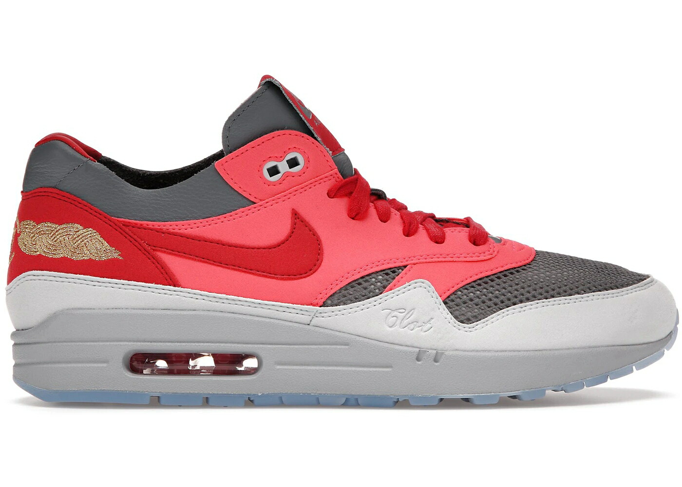 ナイキ マックス クロット 赤 赤いこと 冷やりとした エア湖マックス スニーカー メンズ NIKE AIR MAX 1 CLOT KISS OF DEATH SOLAR RED / SOLAR RED UNIVERSITY RED COOL