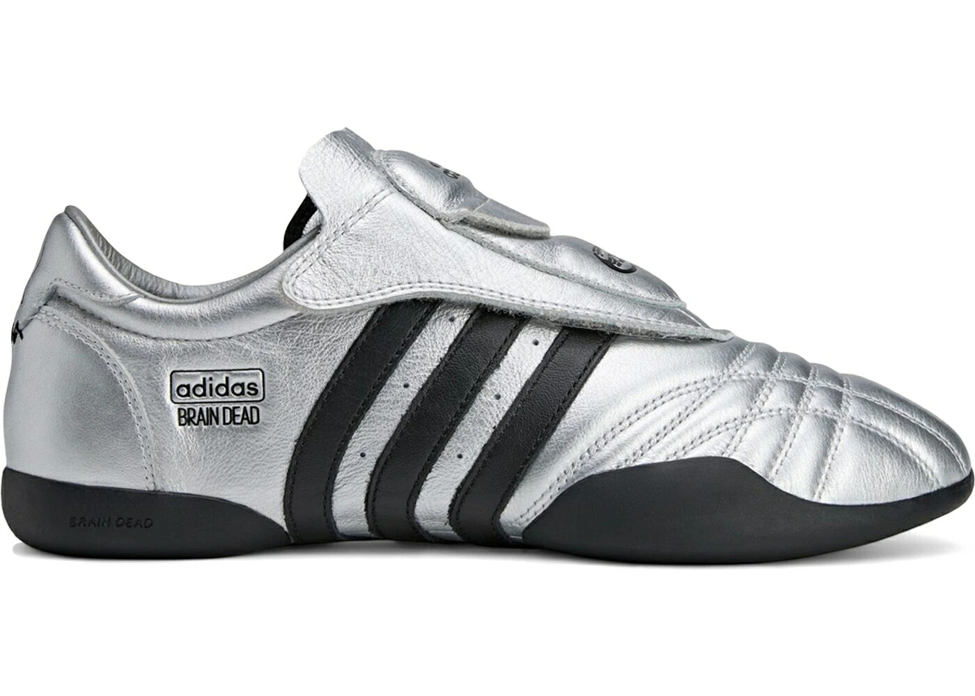 アディダス 銀色 シルバー コア 黒色 ブラック スニーカー メンズ ADIDAS TAEKWONDO BRAIN DEAD METALLIC SILVER / SILVER METALLIC CORE BLACK