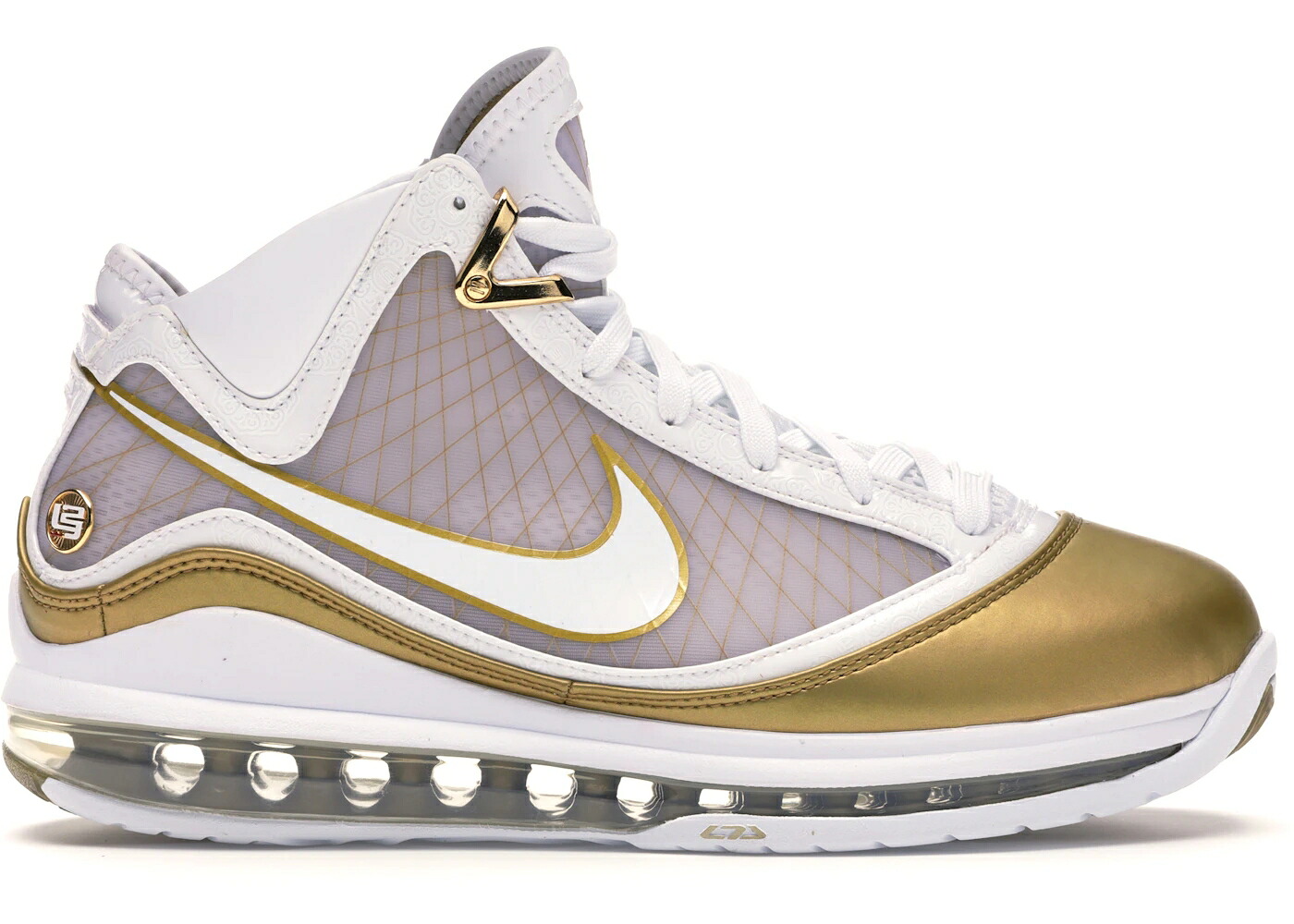 ナイキ レブロン 白いこと 白いこと ゴールド スニーカー メンズ NIKE LEBRON 7 CHINA MOON (2020) / WHITE WHITE METALLIC GOLD