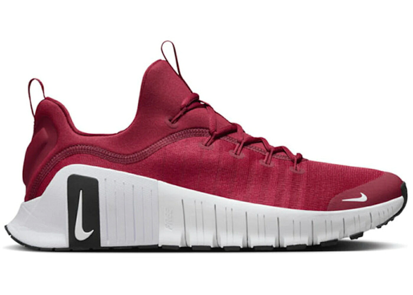 ナイキ 無償性 クリムゾン 野球クラブ 黒いこと 黒いこと 白いこと 白いこと スニーカー メンズ NIKE FREE METCON 6 肺結核 CRIMSON / TEAM CRIMSON BLACK WHITE