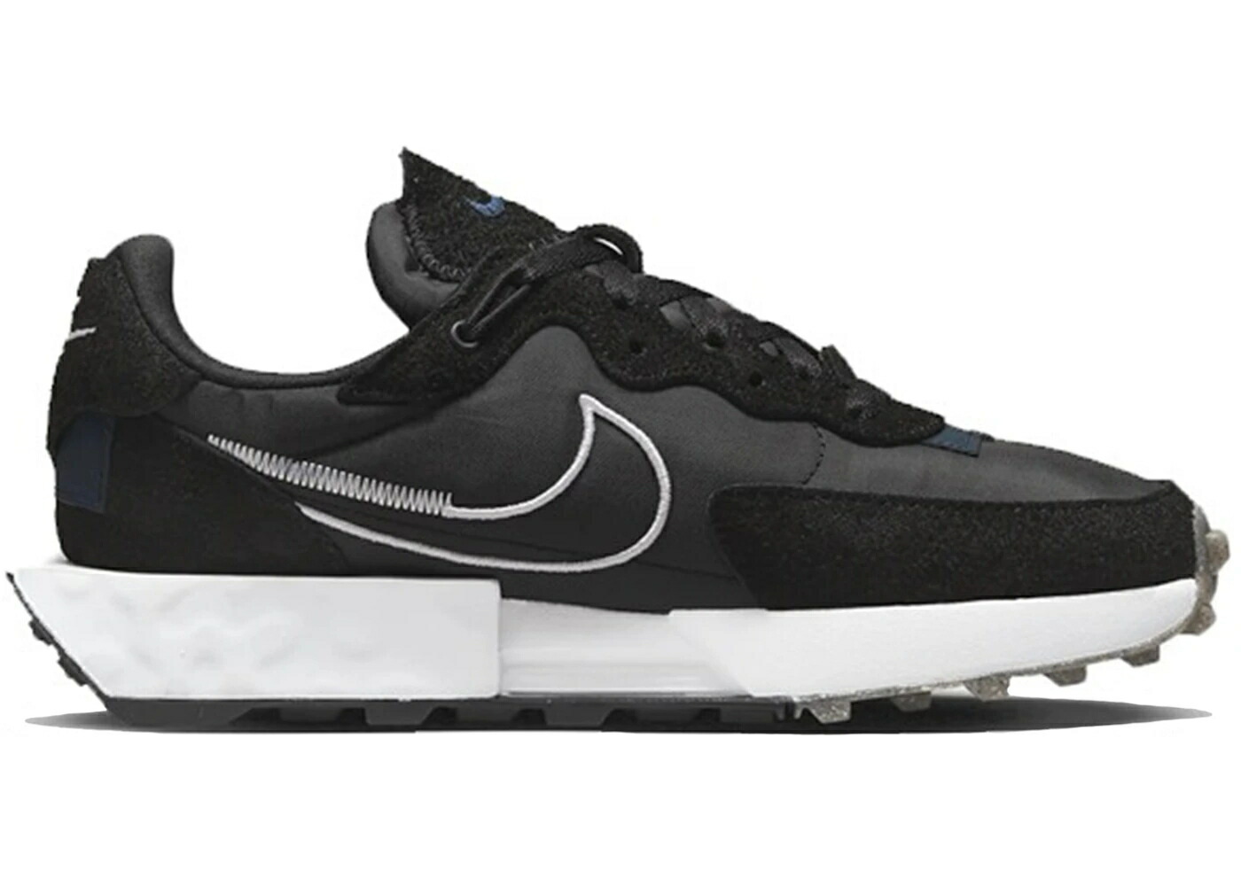 ナイキ フォンタンカ ワッフル レディース スニーカー 黒 白 NIKE FONTANKA WAFFLE BLACK WHITE