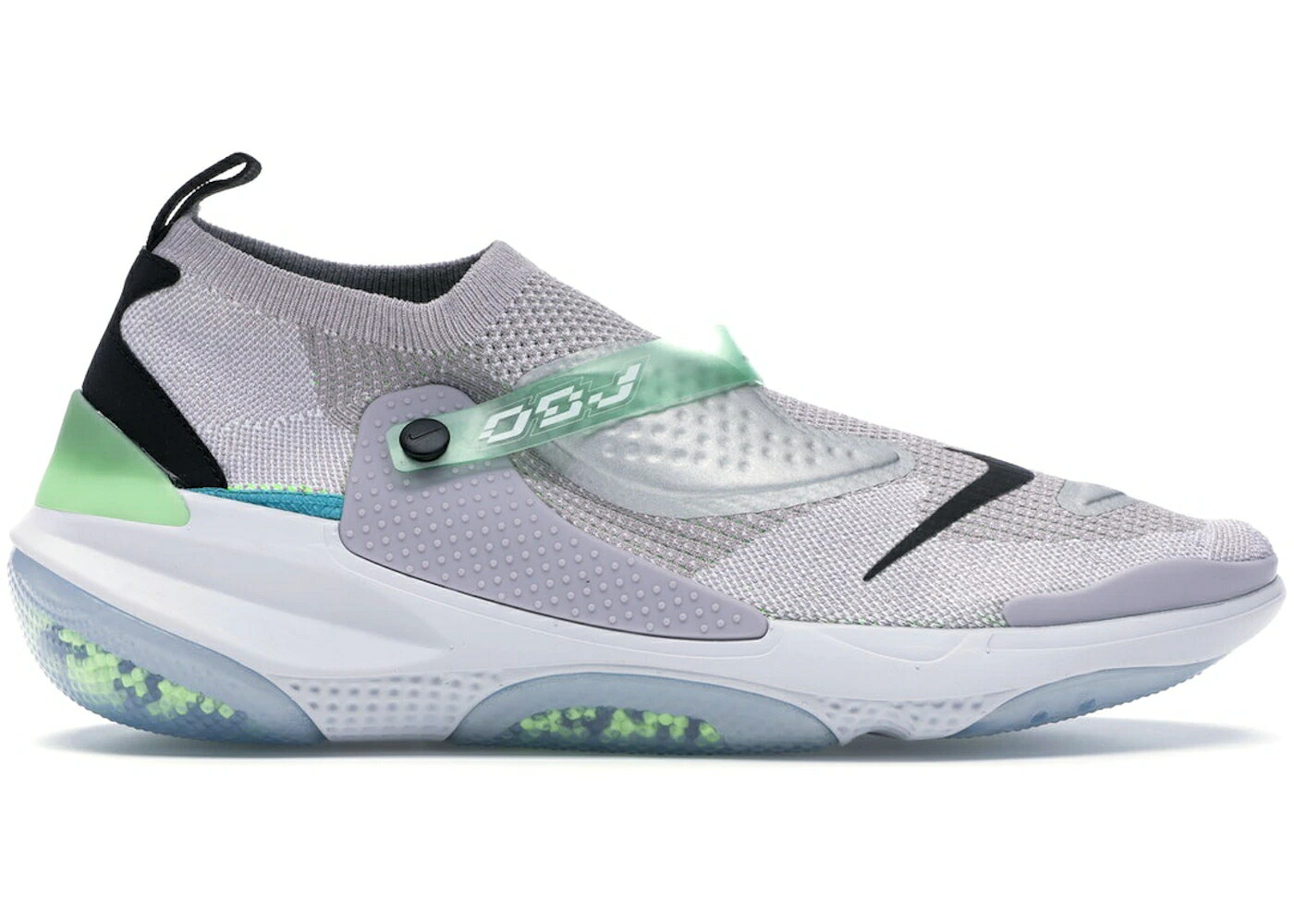 ナイキ フライニット 灰色 グレー ライム ブラスト スニーカー メンズ NIKE JOYRIDE FLYKNIT OBJ ODELL BECKHAM JR ATMOSPHERE GREY LIME BLAST / ATMOSPHERE GREY LIME BLAST