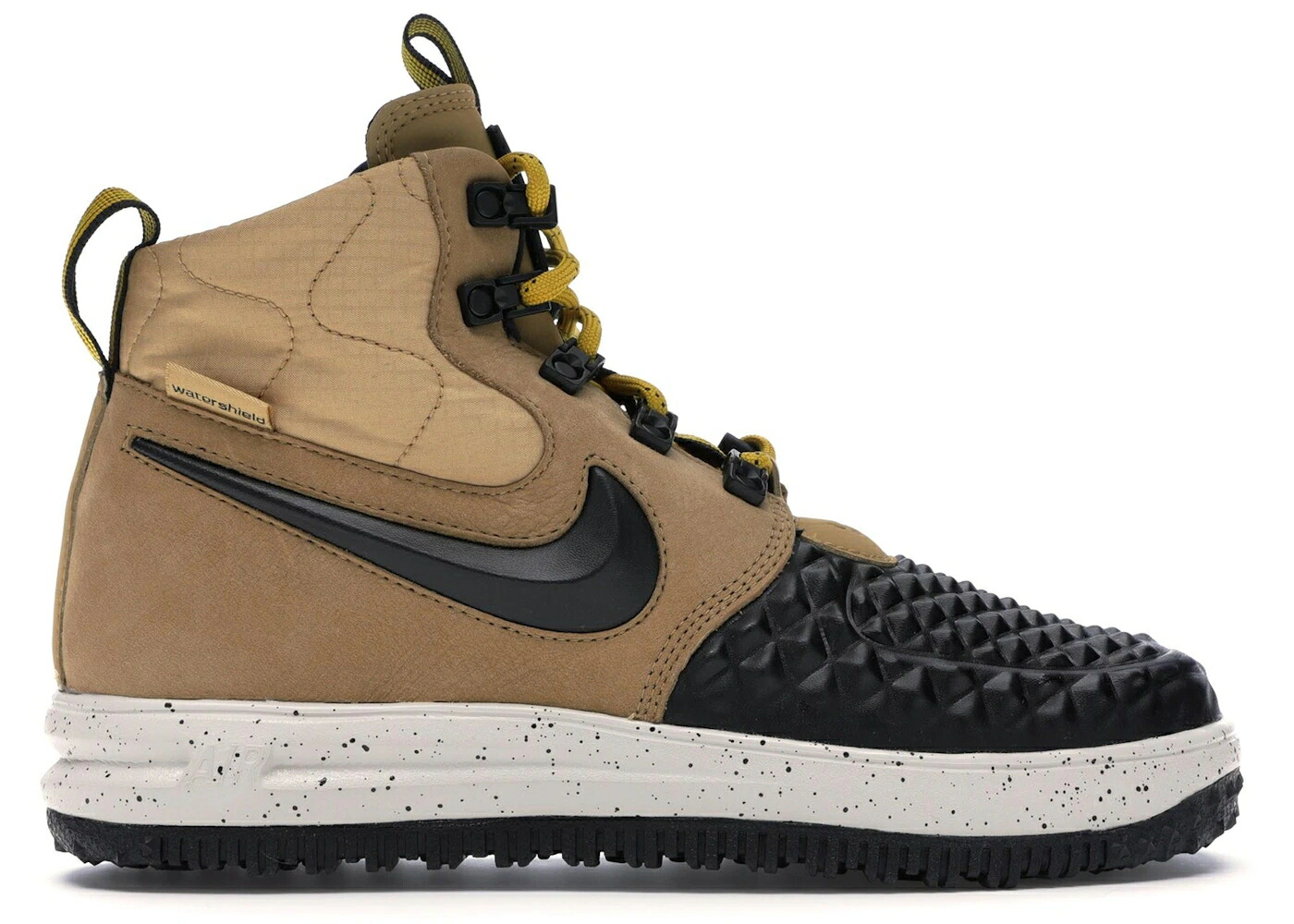 ナイキ ルーナー ルナー ゴールド 黒色 ブラック ジュニア キッズ NIKE LUNAR FORCE 1 DUCKBOOT METALLIC GOLD (GS) / METALLIC GOLD LIGHT BONE BLACK ベビー マタニティ スニーカー|スニケス