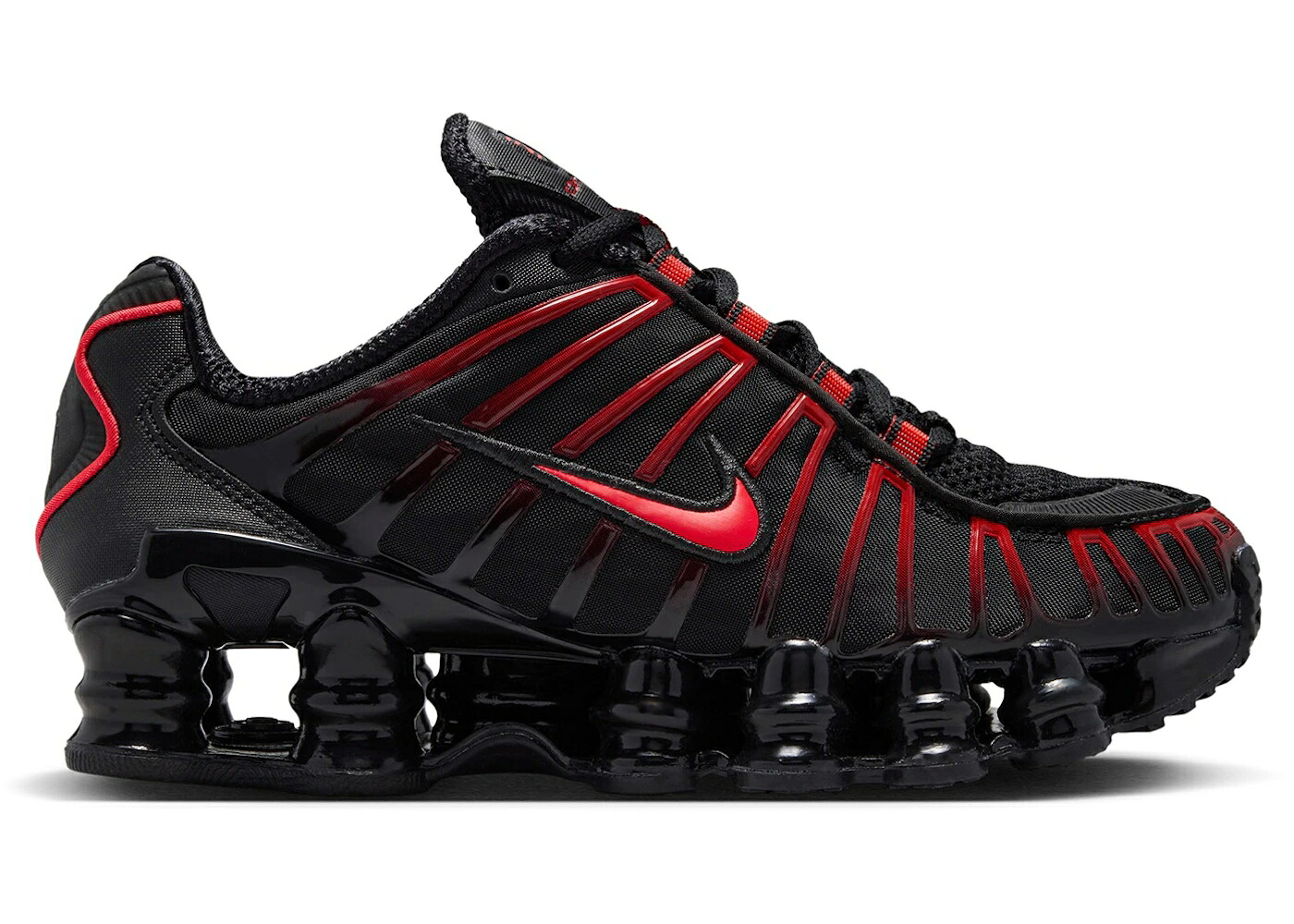 ナイキ ショックス 黒色 ブラック クリムゾン ジュニア キッズ NIKE SHOX TL BLACK LIGHT CRIMSON (GS) / BLACK BLACK LIGHT CRIMSON ベビー マタニティ スニーカー|スニケス