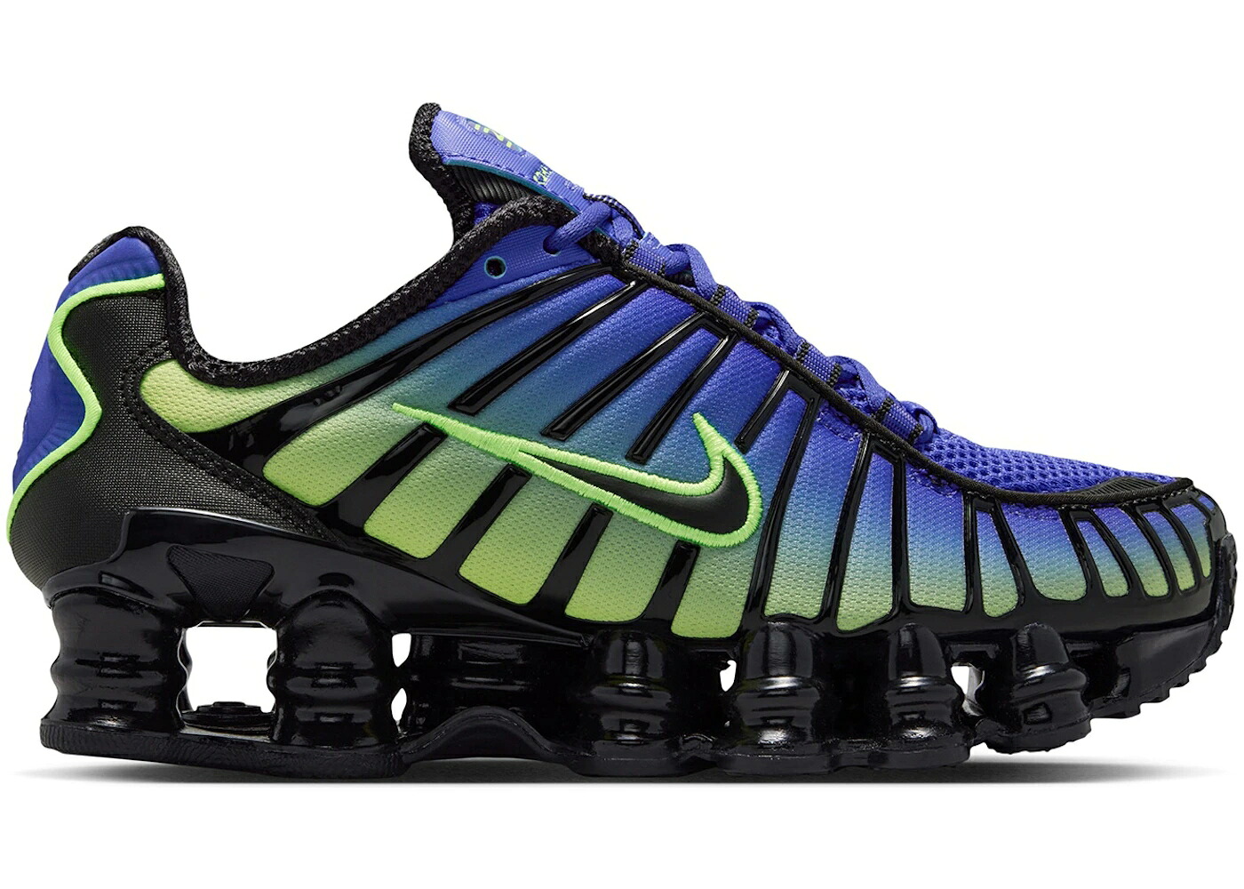 ナイキ ショックス 黒色 ブラック ジュニア キッズ NIKE SHOX TL LAPIS VOLT ICE BLACK (GS) / LAPIS VOLT ICE BLACK ベビー マタニティ スニーカー｜スニケス