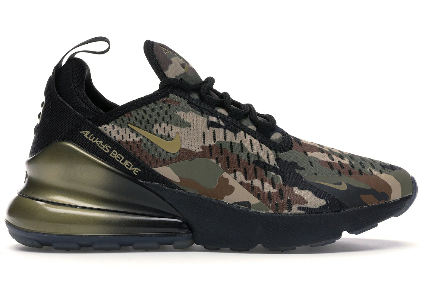 ナイキ マックス 黒色 ブラック ゴールド オリーブ エアマックス ジュニア キッズ NIKE AIR MAX 270 DOERNBECHER (2018) (GS) / BLACK METALLIC GOLD MEDIUM OLIVE ベビー マタニティ スニーカー