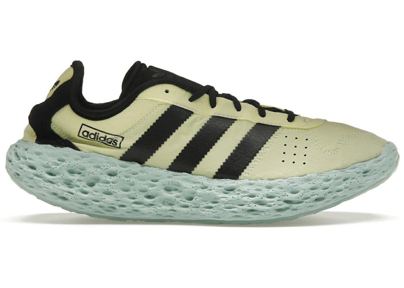 アディダス 黄色 イエロー コア 黒色 ブラック 青色 ブルー スニーカー メンズ ADIDAS ZPONGE ICE YELLOW / ICE YELLOW CORE BLACK FOCUS BLUE|スニケス