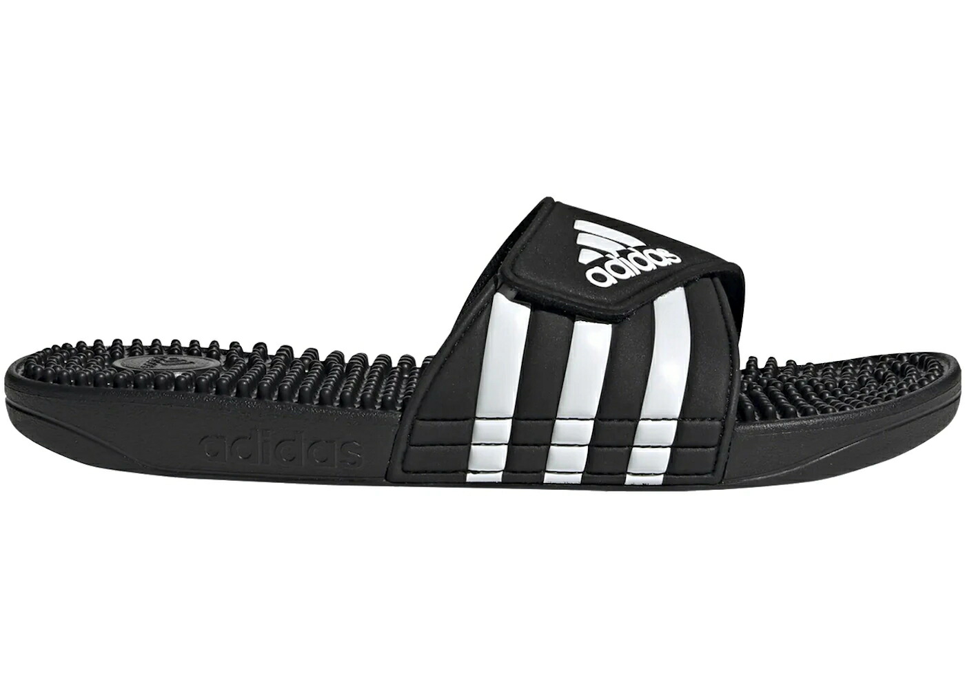 アディダス 中核グループ 黒いこと 黒いこと 白いこと 白いこと スニーカー メンズ ADIDAS ADISSAGE SLIDES CORE BLACK / CORE BLACK CLOUD WHITE CORE