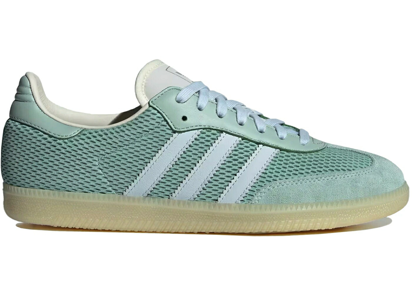 アディダス サンバ 緑 グリーン スカイ 白色 ホワイト スニーカー メンズ ADIDAS SAMBA OG HAZY GREEN SKY TINT / HAZY GREEN SKY TINT OFF WHITE