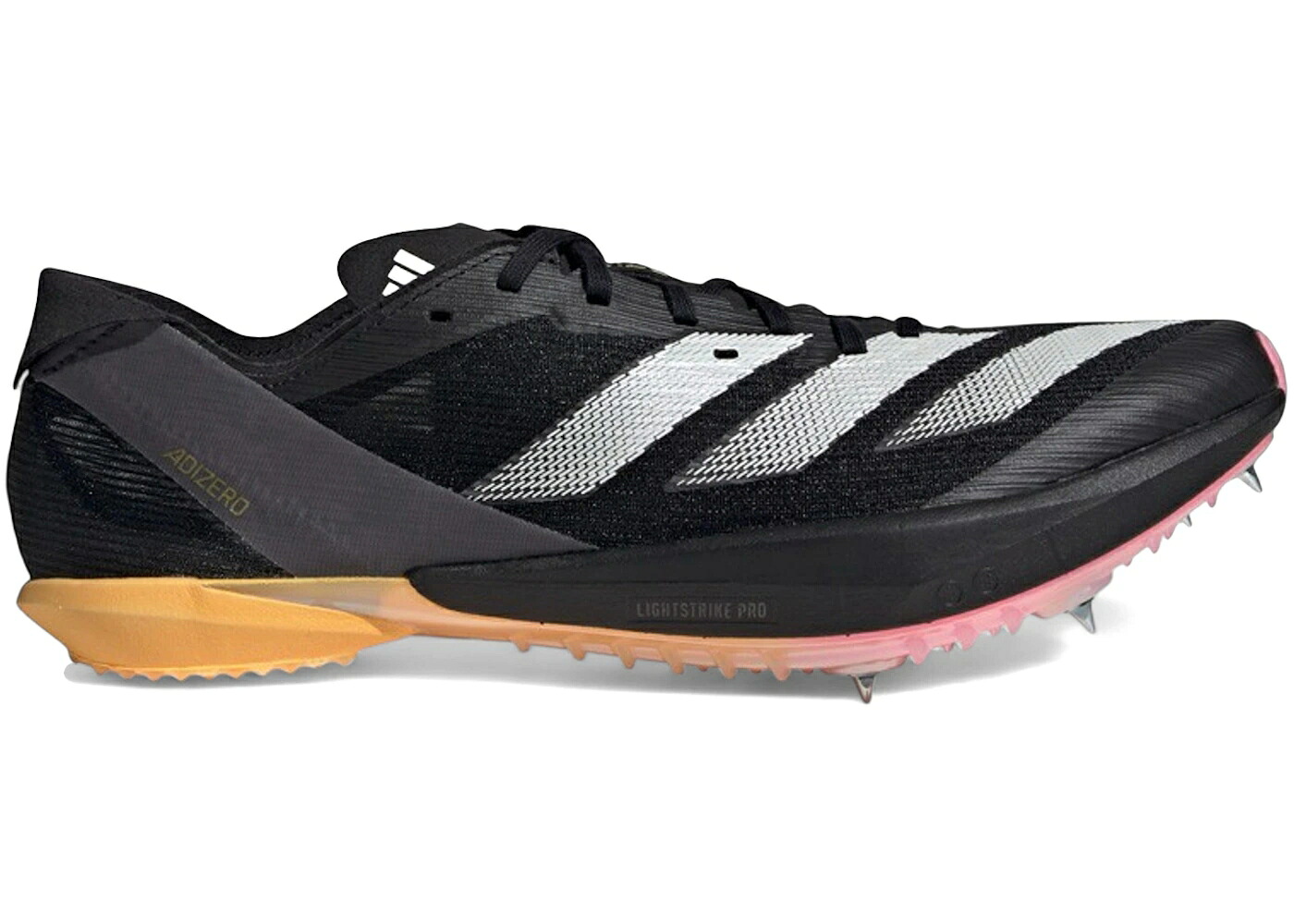 アディダス アディゼロ 黒色 ブラック ゼロ コア スニーカー メンズ ADIDAS ADIZERO AMBITION BLACK ZERO METALLIC SPARK / CORE BLACK ZERO METALLIC SPARK｜スニケス