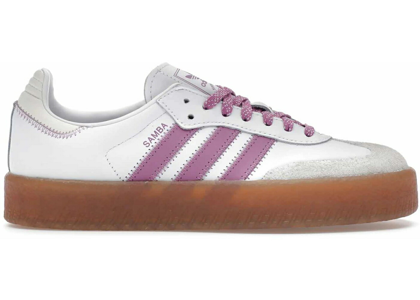 アディダス 紫 パープル 白いこと 白いこと WOMEN\u0027S スニーカー レディース ADIDAS SAMBAE PRELOVED PURPLE (WOMEN\u0027S) / CLOUD WHITE PRELOVED PURPLE OFF