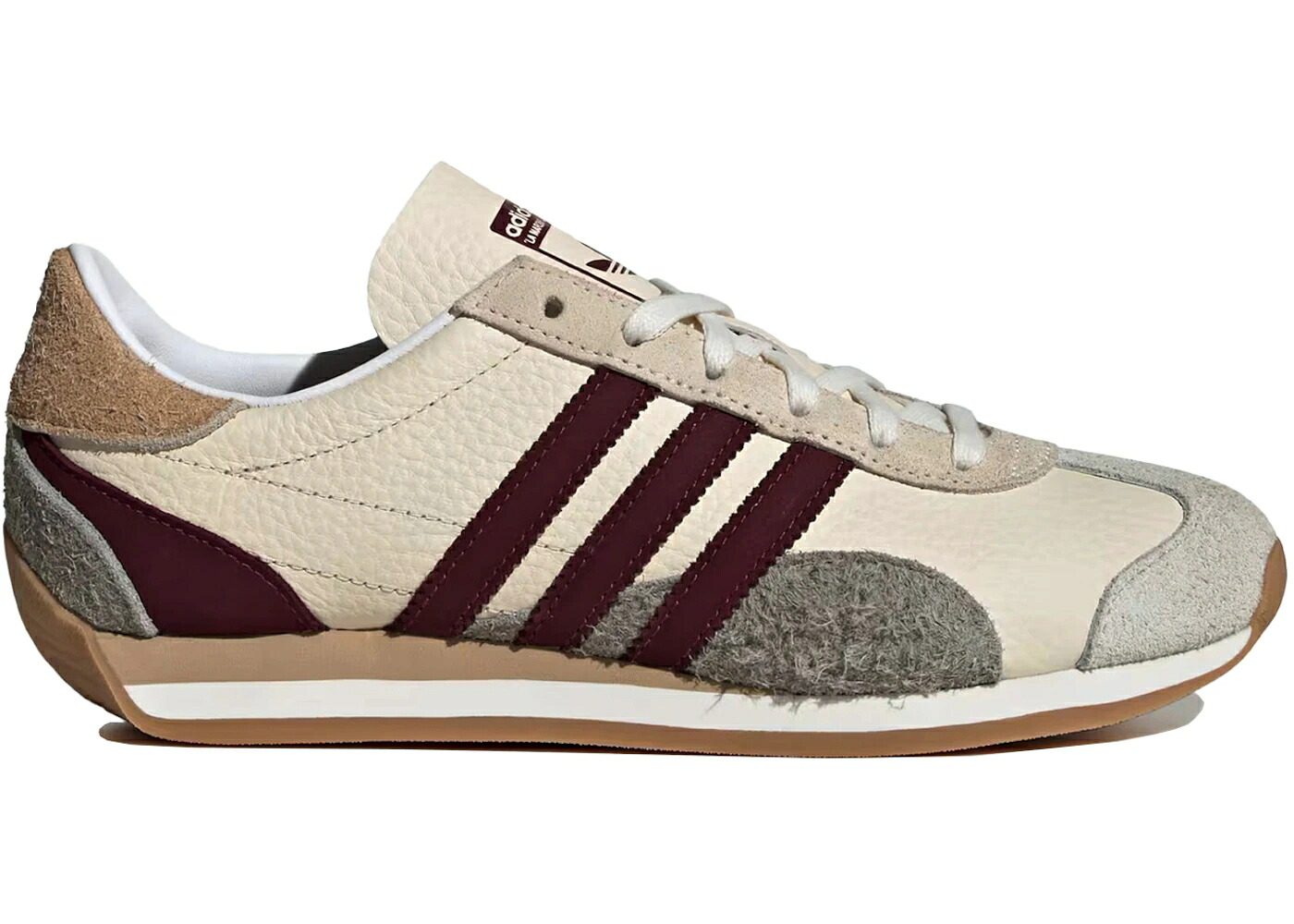 アディダス カントリー 白色 ホワイト マルーン 銀色 シルバー WOMEN'S スニーカー レディース ADIDAS COUNTRY OG WONDER WHITE MAROON (WOMEN'S) / WONDER WHITE MAROON SILVER
