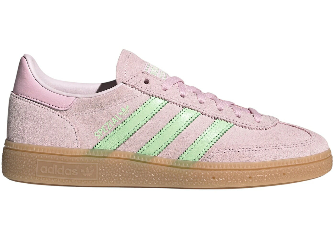 アディダス ハンドボール スペシアル ピンク 緑 グリーン WOMEN'S スニーカー レディース ADIDAS HANDBALL SPEZIAL ALMOST PINK GREEN SPARK (WOMEN'S) / ALMOST PINK SEMI GREEN SPARK
