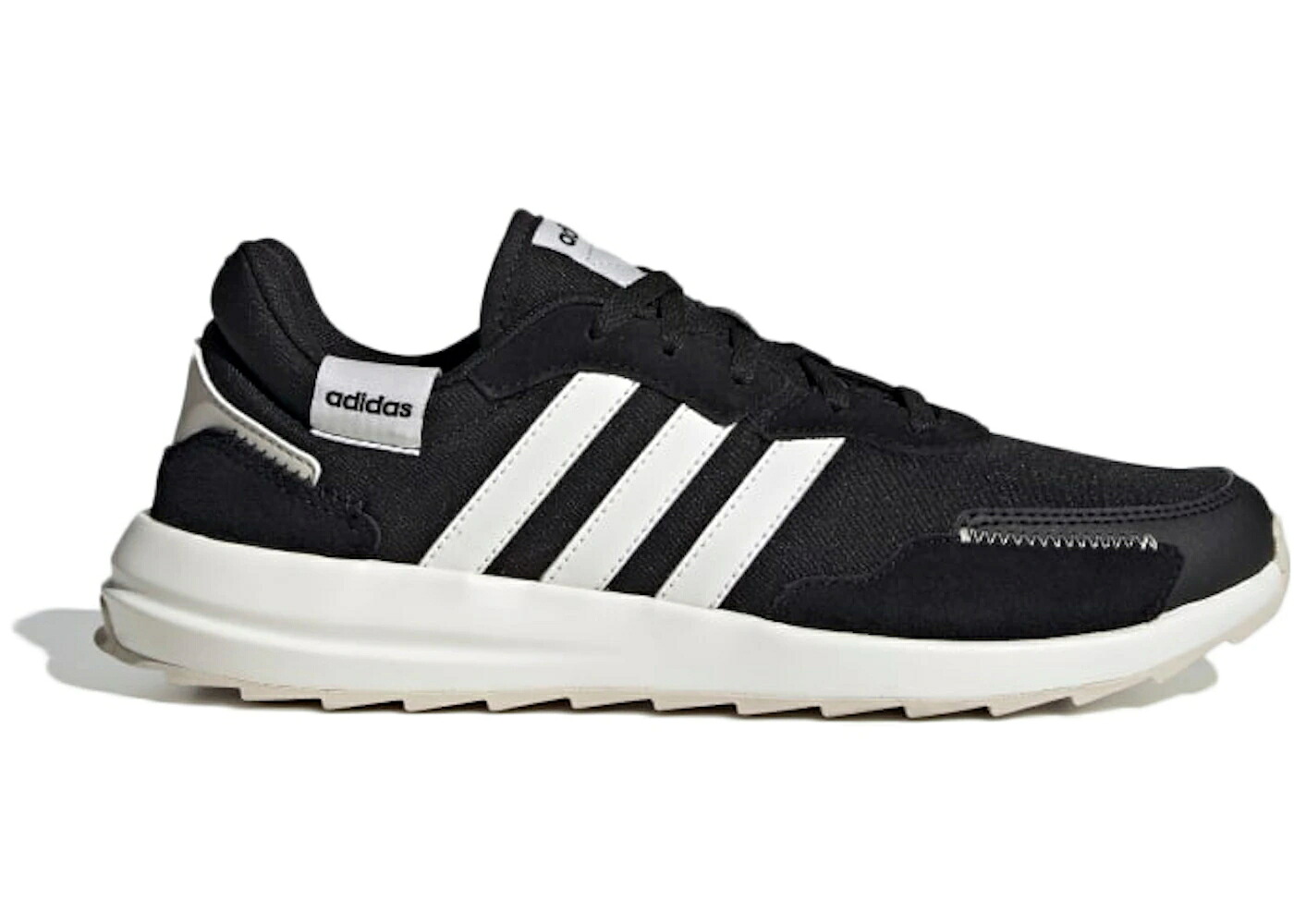アディダス コア 黒色 ブラック 白色 ホワイト WOMEN'S スニーカー レディース ADIDAS RETRORUN CORE BLACK (WOMEN'S) / CORE BLACK RUNNING WHITE ALUMINA