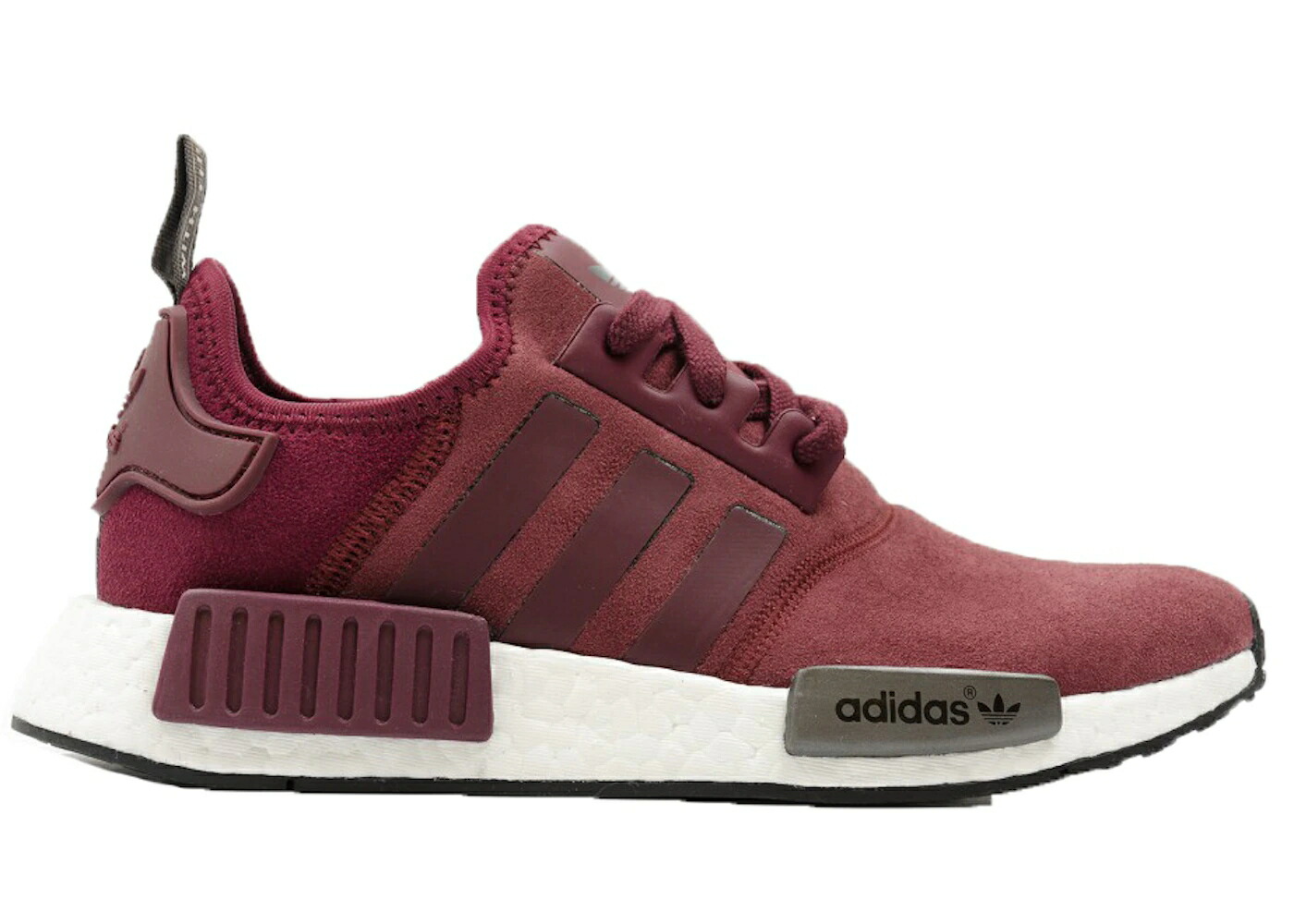 アディダス マルーン スエードクロス スウェード 益荒男 薄墨色 薄墨色 WOMEN\u0027S スニーカー レディース ADIDAS NMD R1 MAROON SUEDE (WOMEN\u0027S) / MAROON MAROON SOLID GREY