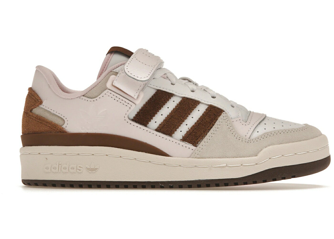 アディダス 討論会 白いこと 白いこと 皮膚軟化剤 WOMEN\u0027S スニーカー レディース ADIDAS FORUM LOW CHOCOLATE TO MY STRAWBERRY (WOMEN\u0027S) / CLOUD WHITE PANTONE CREAM WHITE