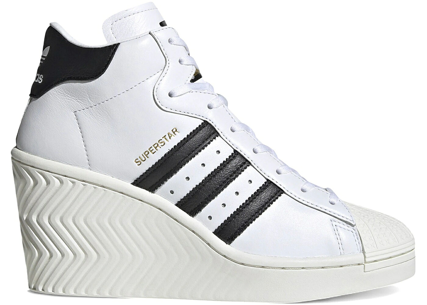 アディダス スーパースター 白色 ホワイト 黒色 ブラック コア WOMEN'S スニーカー レディース ADIDAS SUPERSTAR ELLURE WHITE BLACK (WOMEN'S) / CLOUD WHITE CORE BLACK OFF WHITE