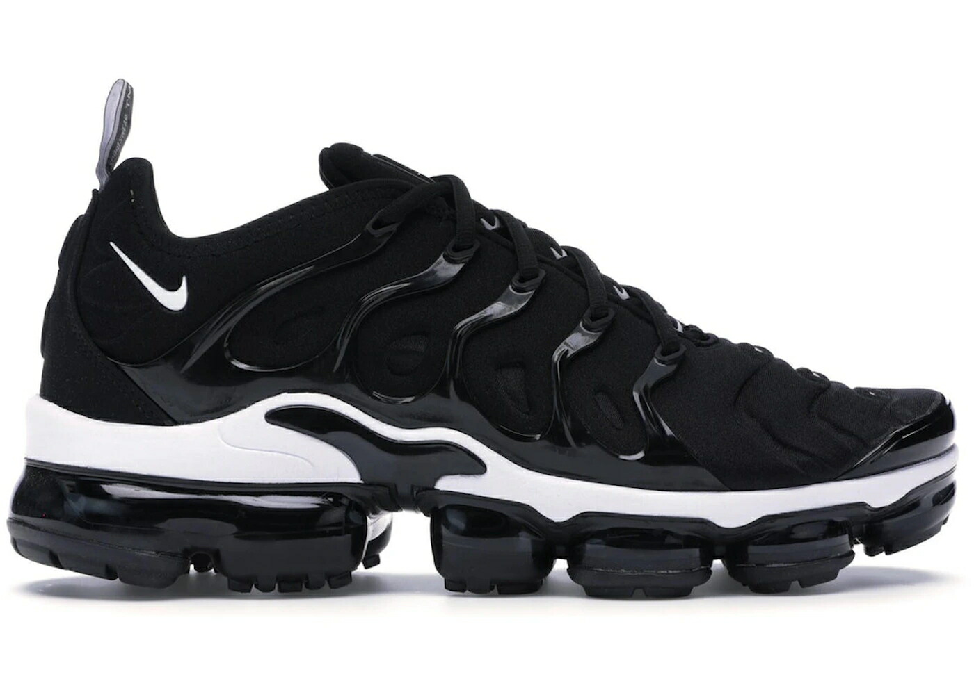 ナイキ 黒色 ブラック 白色 ホワイト エアヴェイパーマックス スニーカー メンズ NIKE AIR VAPORMAX PLUS OVERBRANDING BLACK / BLACK WHITE