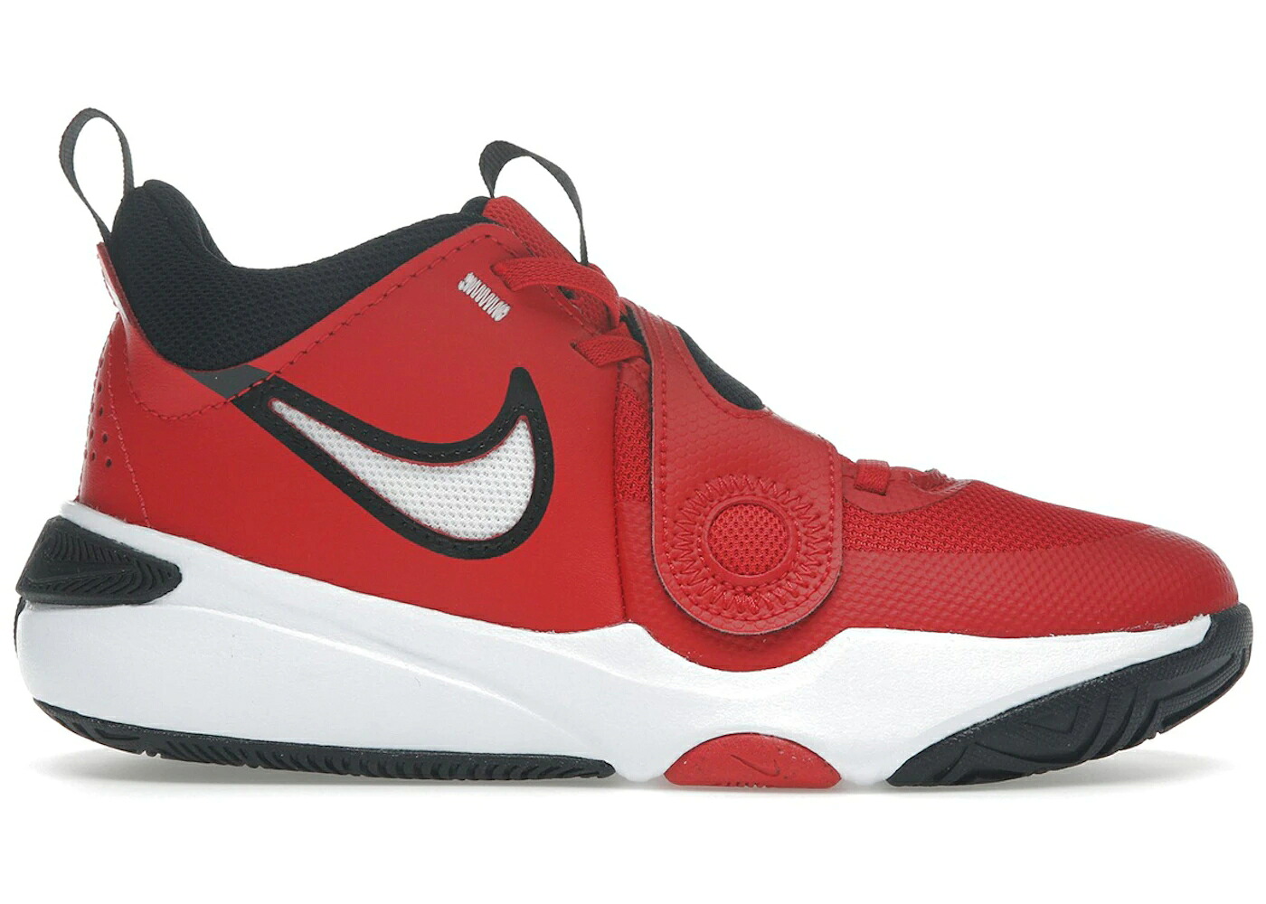 ナイキ チーム 赤 レッド 黒色 ブラック 白色 ホワイト ジュニア キッズ NIKE TEAM HUSTLE D 11 UNIVERSITY RED BLACK (GS) / UNIVERSITY RED WHITE BLACK ベビー マタニティ スニーカー