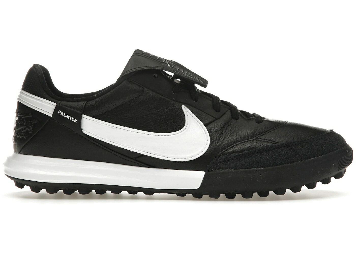 ナイキ プレミアム 黒色 ブラック 白色 ホワイト スニーカー メンズ NIKE PREMIER 3 TF BLACK WHITE / BLACK WHITE