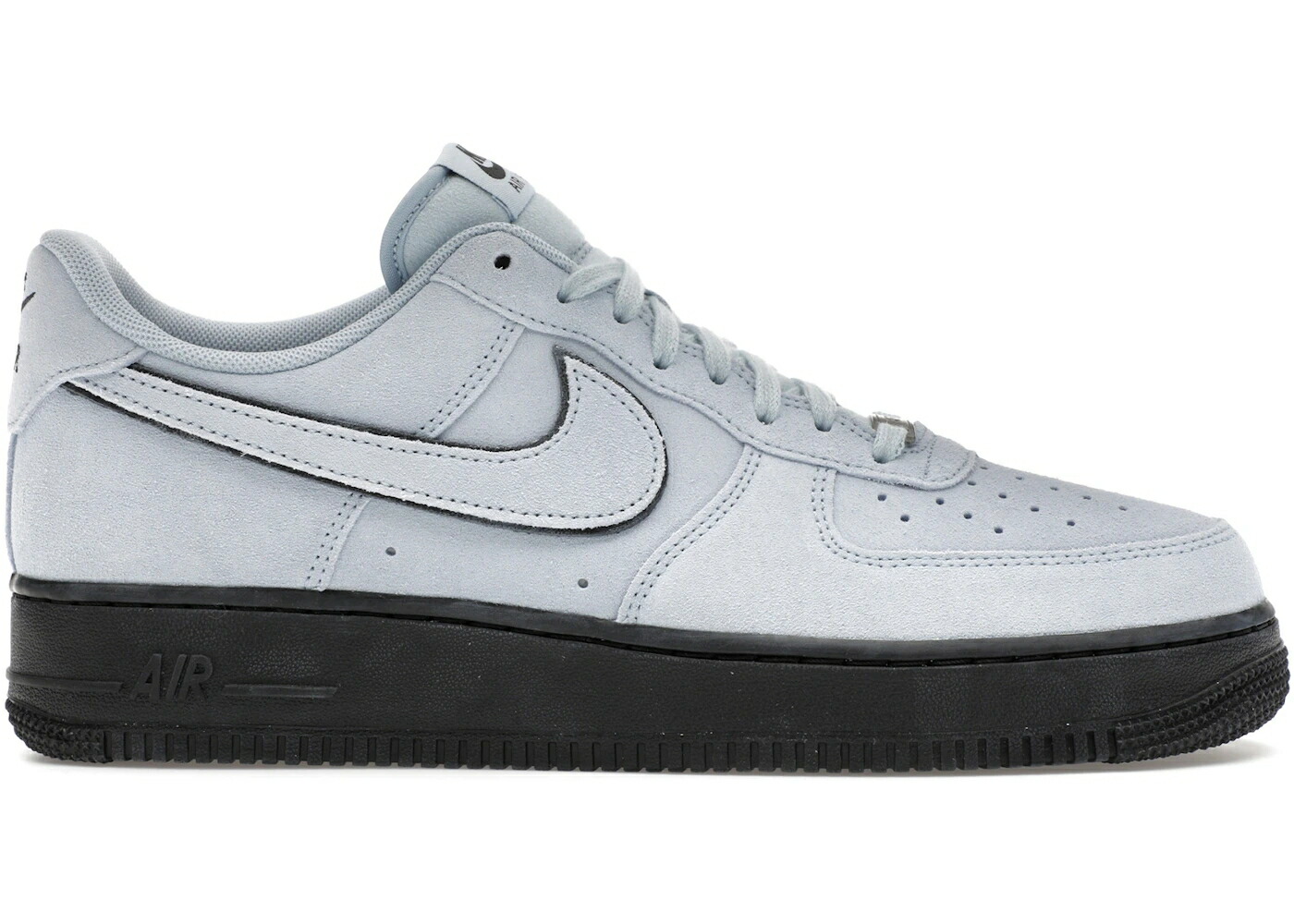 ナイキ 青色 ブルー スエード スウェード 黒色 ブラック エアフォース 07 スニーカー メンズ NIKE AIR FORCE 1 LOW LV8 LIGHT ARMORY BLUE SUEDE / LIGHT ARMORY BLUE BLACK LIGHT