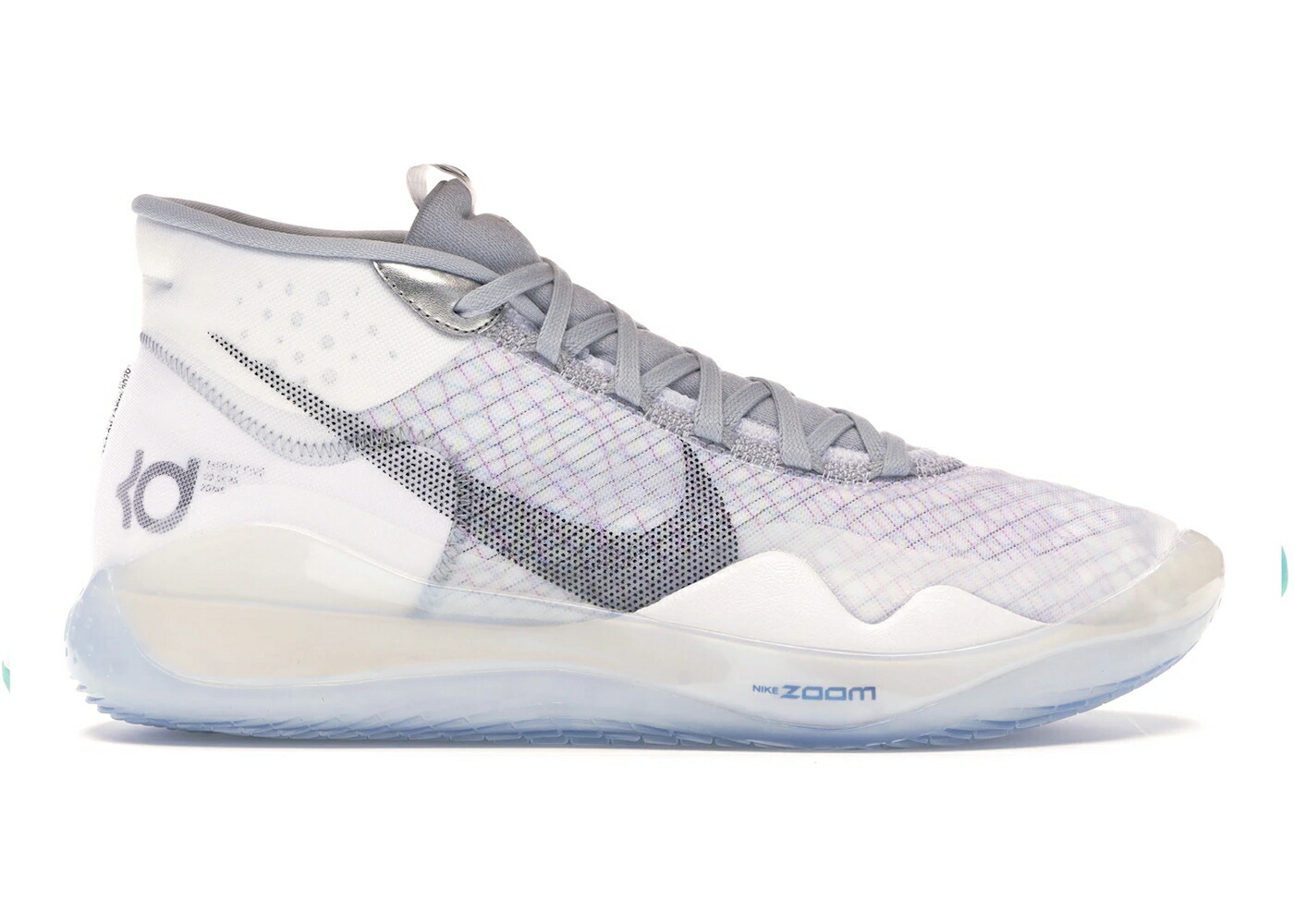 ナイキ 白いこと 白いこと 薄墨色 薄墨色 黒いこと 黒いこと スニーカー メンズ NIKE KD 12 WHITE WOLF GREY / WHITE WOLF GREY BLACK 靴-スニーカー
