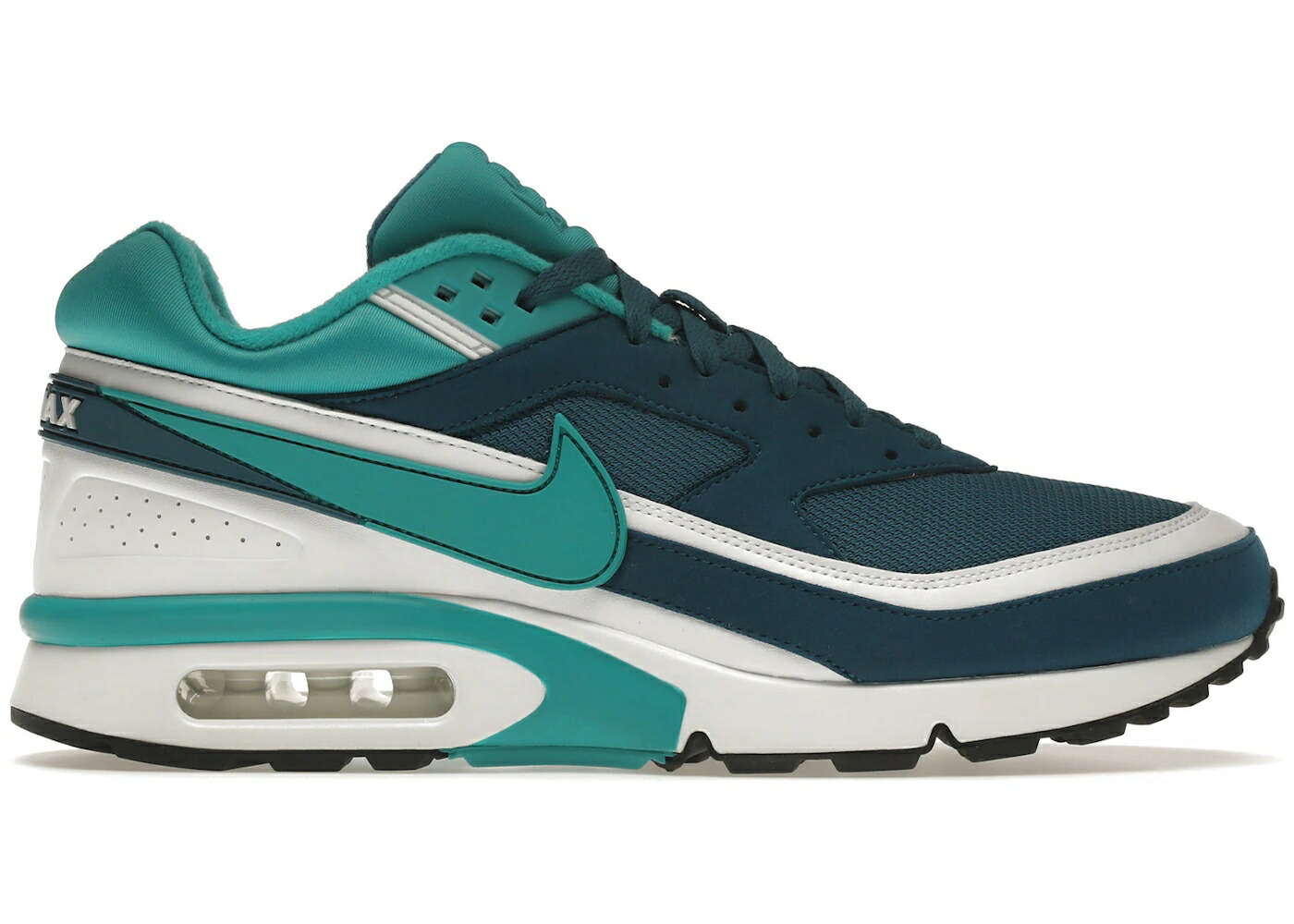 ナイキ マックス 白色 ホワイト 黒色 ブラック 灰色 グレー 翡翠 ジェード エアマックス スニーカー メンズ NIKE AIR MAX BW OG MARINA / MARINA WHITE BLACK GREY JADE