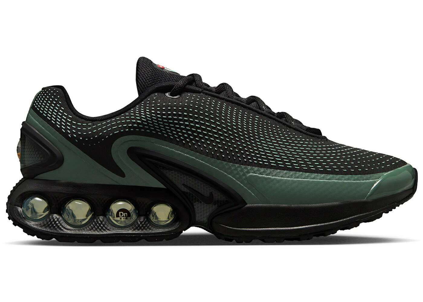 ナイキ マックス 黒色 ブラック 緑 グリーン エアマックス スニーカー メンズ NIKE AIR MAX DN BLACK CLAY GREEN / BLACK CLAY GREEN CANNON BLACK