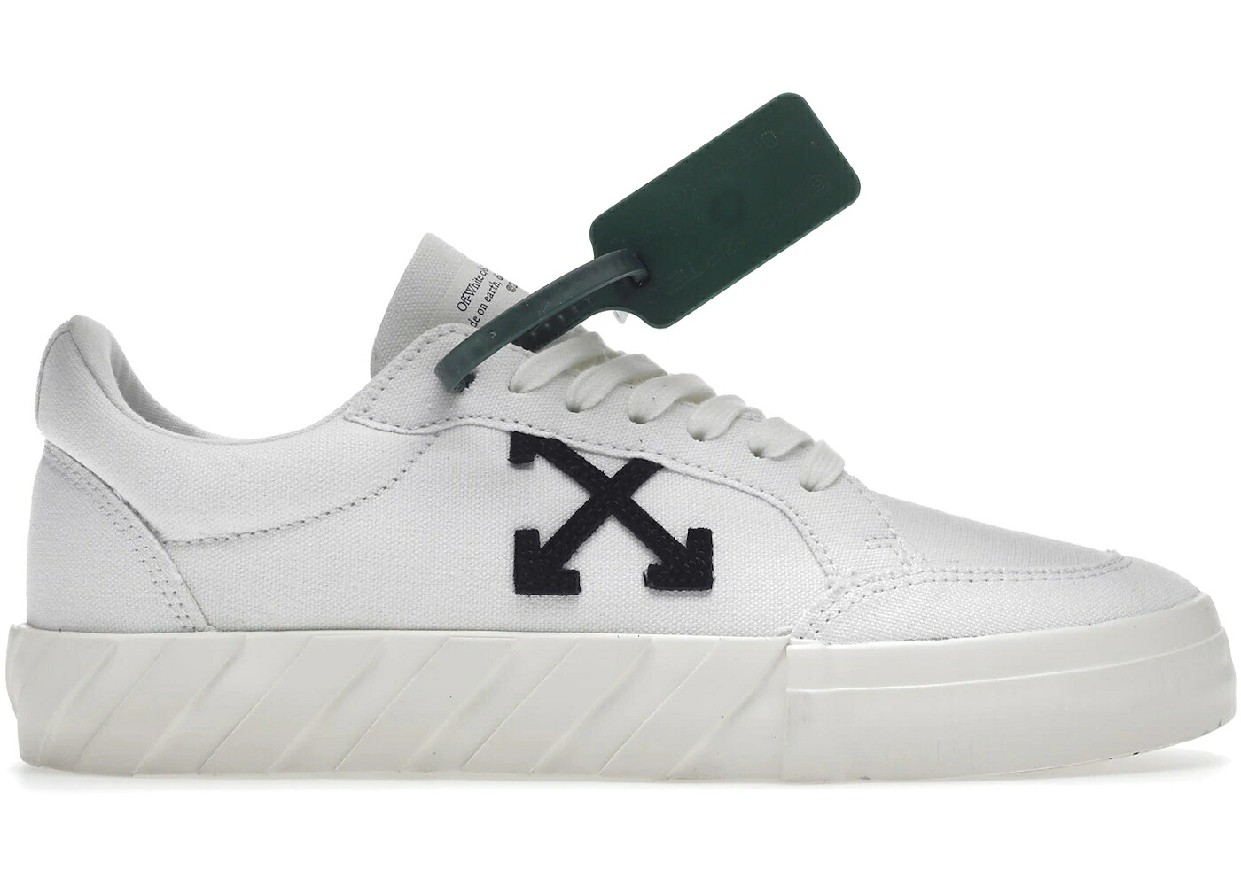 象牙色 白いこと 白いこと 黒いこと 黒いこと スニーカー メンズ OFF-WHITE VULC LOW CANVAS WHITE BLACK / WHITE WHITE BLACK