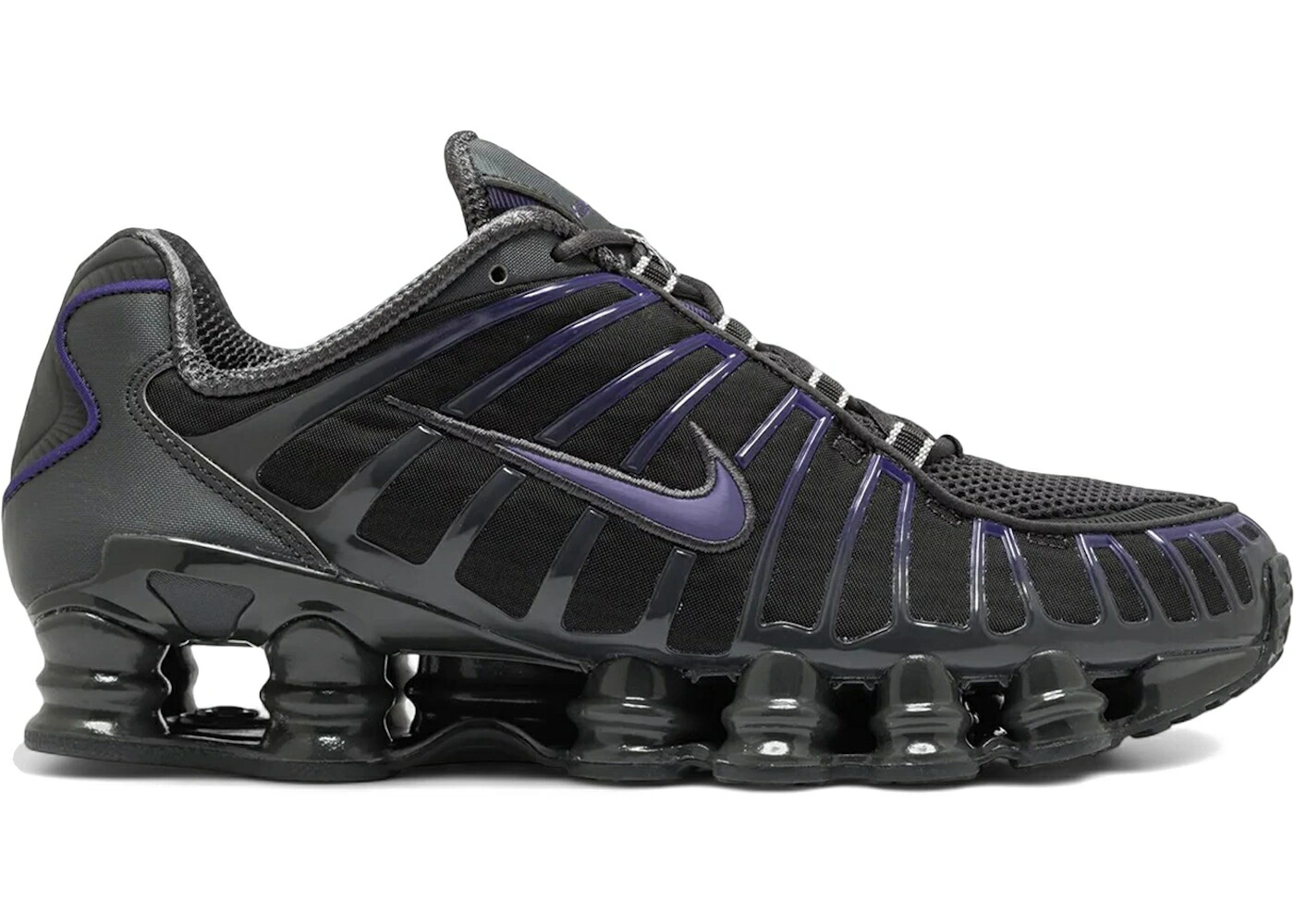 ナイキ ショックス 薄墨色 薄墨色 厚地の外套 紫 パープル スニーカー メンズ NIKE SHOX TL DARK SMOKE GREY COURT PURPLE / DARK SMOKE GREY COURT PURPLE