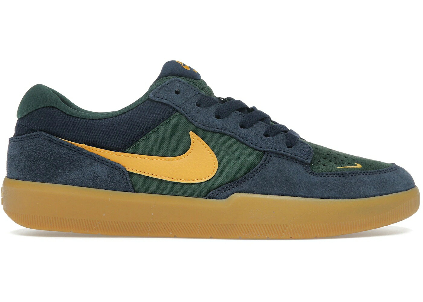 ナイキ エスビー 紺色 ネイビー 茶色 ブラウン ゴールド スニーカー メンズ NIKE SB FORCE 58 MIDNIGHT NAVY FIR GUM LIGHT BROWN UNIVERSITY GOLD / MIDNIGHT NAVY FIR GUM LIGHT