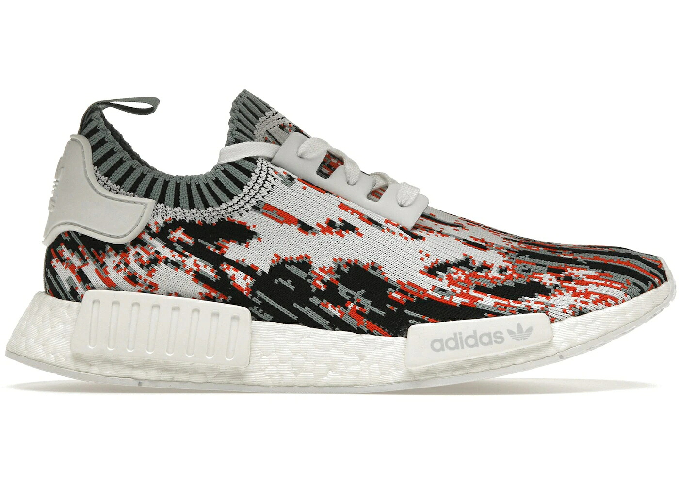 アディダス 橙 オレンジ色 白いこと 白いこと しろがね色 スチール写真 スニーカー メンズ ADIDAS NMD R1 SNEAKERSNSTUFF DATAMOSH COLLEGIATE ORANGE / FOOTWEAR WHITE VAPOUR STEEL スニーカー-メンズ靴