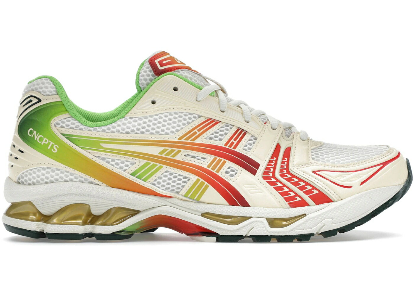 アシックス 皮膚軟化剤 スニーカー メンズ ASICS GEL-KAYANO 14 CONCEPTS OUT OF OFFICE / CANNOLI CREAM POINCIANA