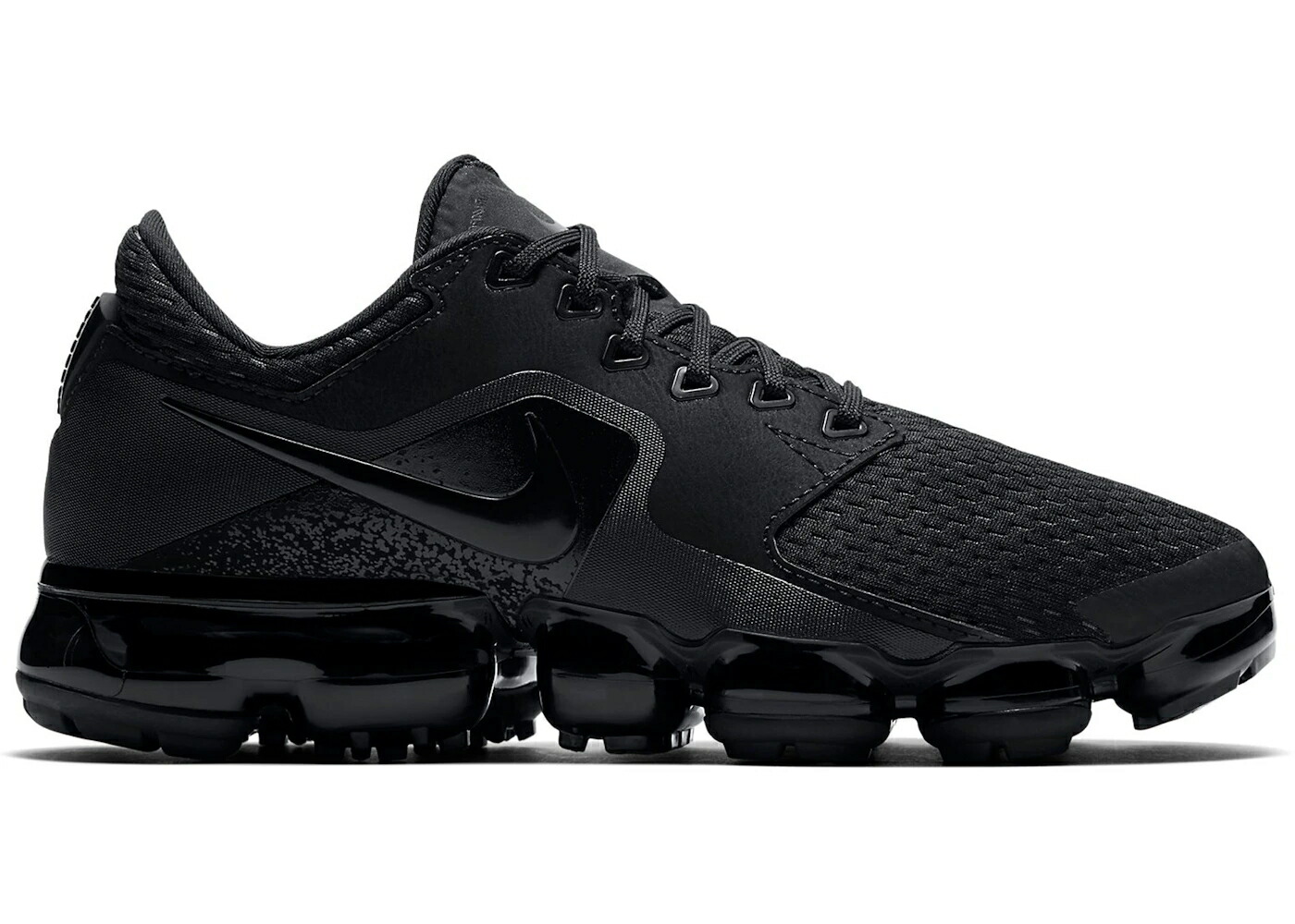 ナイキ 黒色 ブラック 灰色 グレー エアヴェイパーマックス ジュニア キッズ NIKE AIR VAPORMAX CS TRIPLE BLACK (GS) / BLACK BLACK DARK GREY TOTAL ベビー マタニティ スニーカー