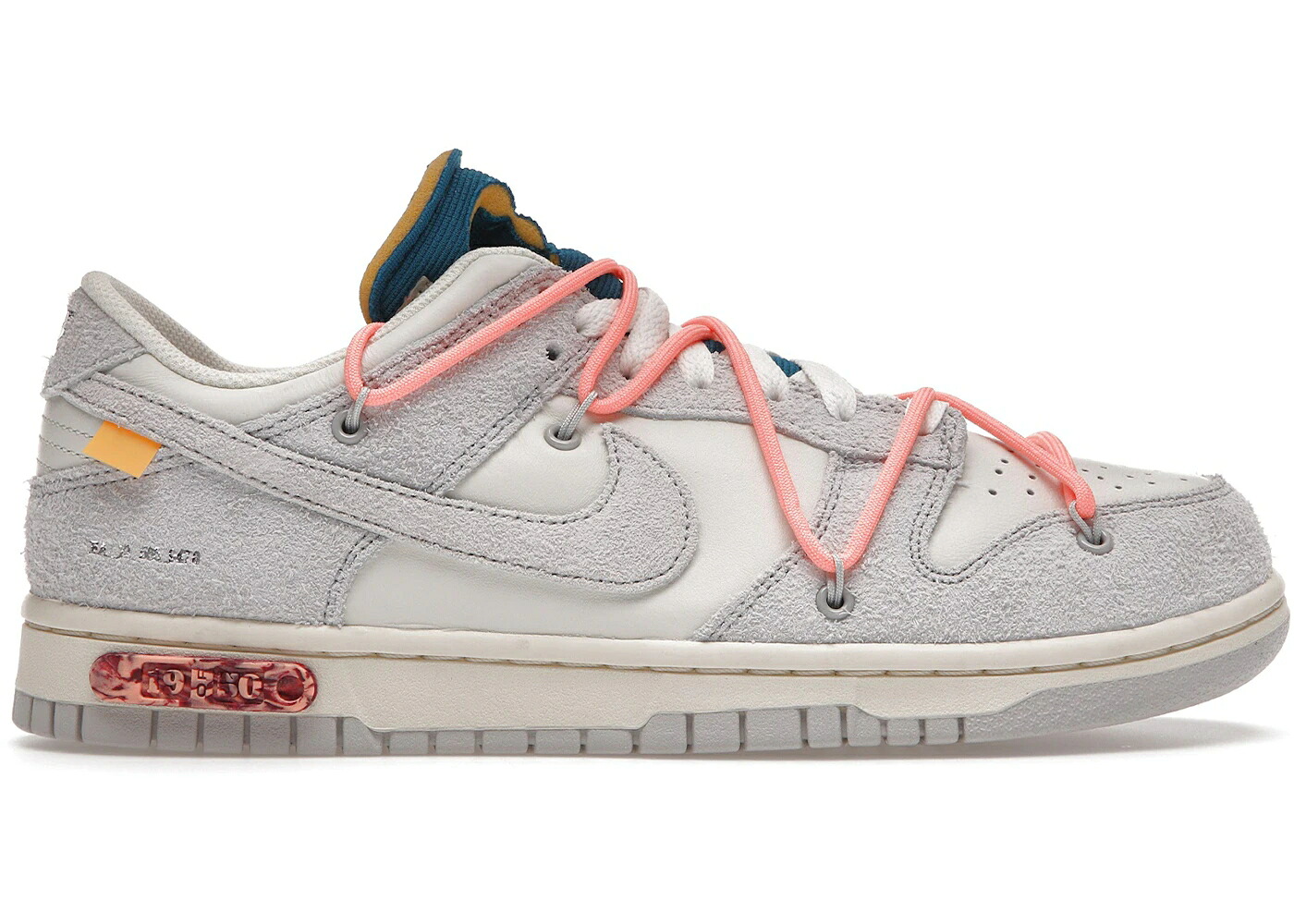 ナイキ ダンク 象牙色 薄墨色 薄墨色 橙 オレンジ色 ダンクロー スニーカー メンズ NIKE DUNK LOW OFF-WHITE LOT 19 / SAIL NEUTRAL GREY ORANGE PULSE