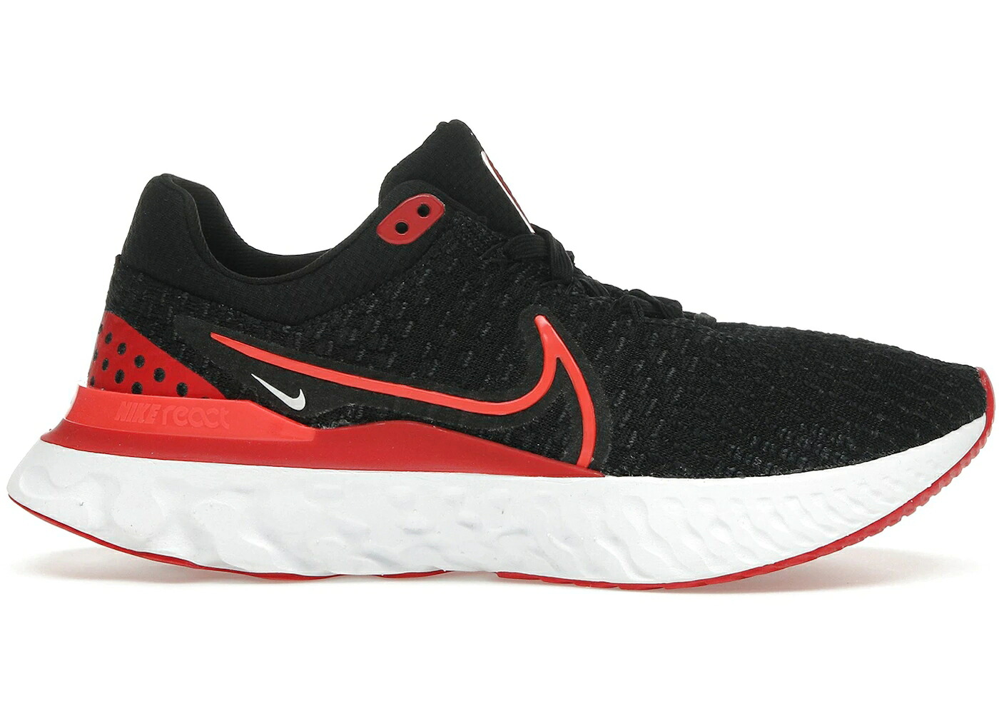 ナイキ リアクト ラン フライニット 赤 レッド 黒色 ブラック クリムゾン WOMEN'S スニーカー レディース NIKE REACT INFINITY RUN FLYKNIT 3 BLASCK UNIVERSITY RED (WOMEN'S) / BLACK BRIGHT CRIMSON UNIVERSITY|スニケス