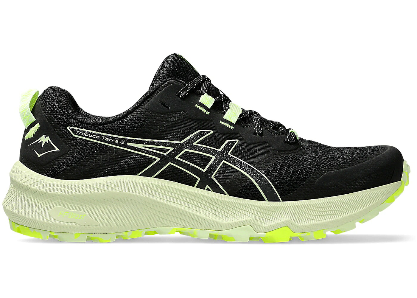 アシックス 黒いこと 黒いこと 冷やりとした WOMEN\u0027S スニーカー レディース ASICS TRABUCO TERRA 2 BLACK COOL MATCHA (WOMEN\u0027S) / BLACK COOL MATCHA
