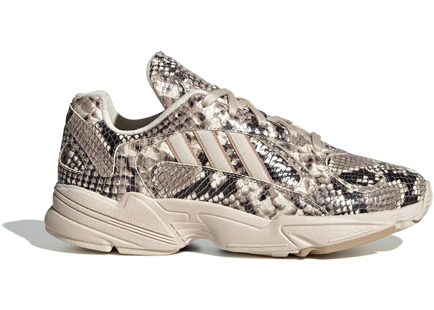 アディダス 白いこと 白いこと スニーカー メンズ ADIDAS YUNG-1 SNAKE / LOUD WHITE LINEN PALE NUDE
