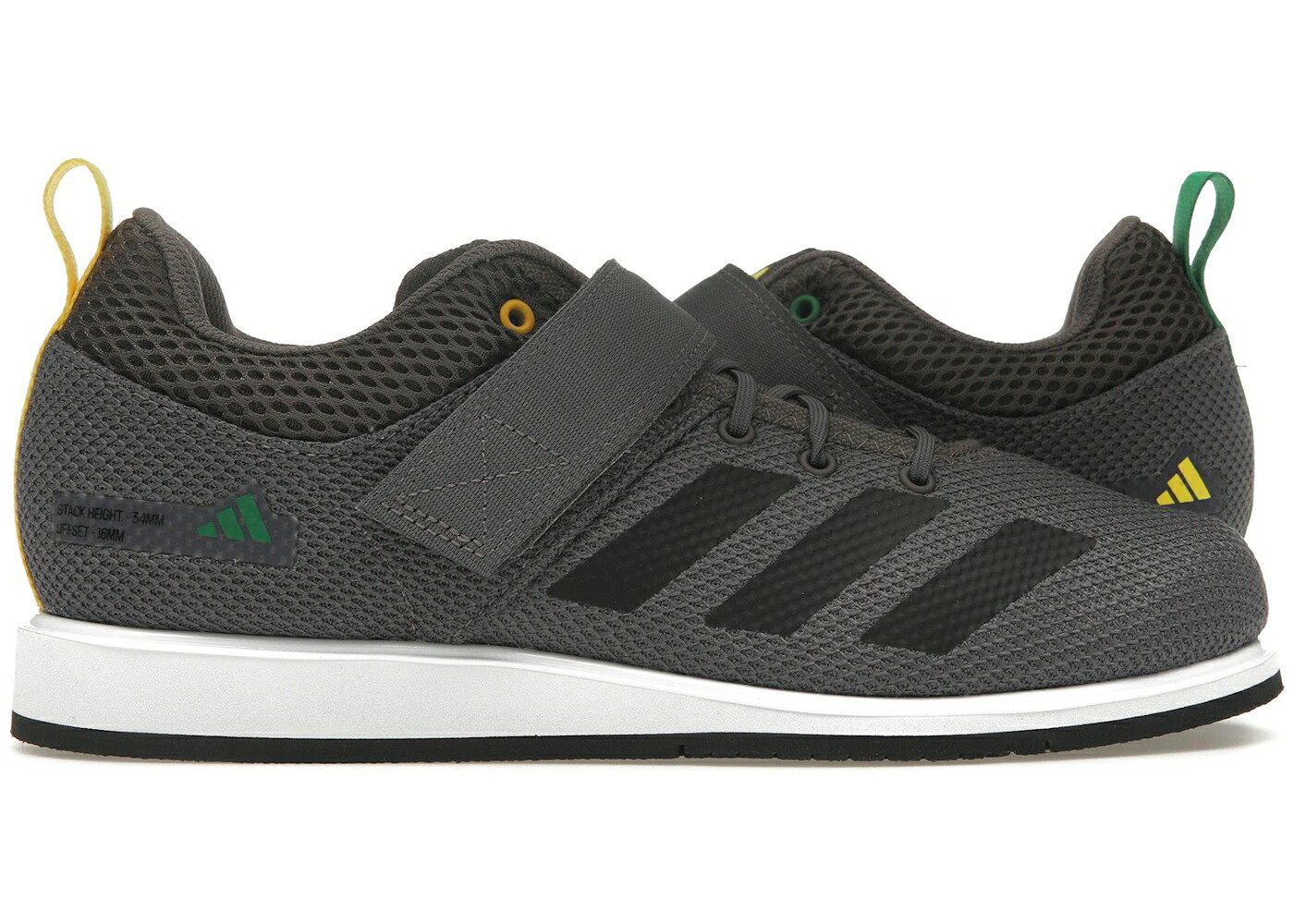 アディダス パワーフィット チャコール コア 黒色 ブラック 白色 ホワイト スニーカー メンズ ADIDAS POWERLIFT 5 CHARCOAL CORE BLACK CLOUD WHITE / CHARCOAL CORE BLACK CLOUD WHITE|スニケス