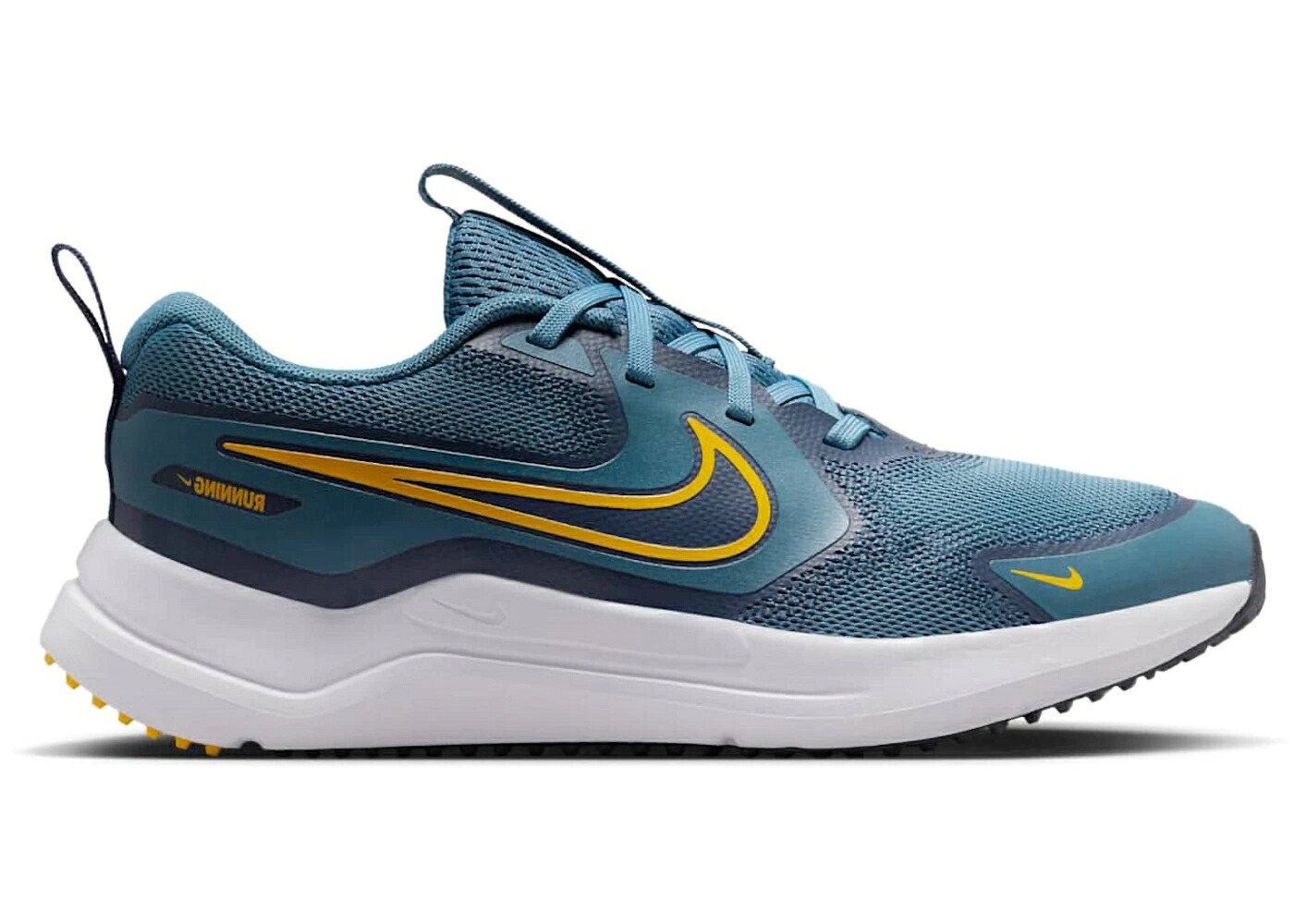 ナイキ 青味 青み サンダー 白いこと 白いこと ゴールド 御坊っちゃん キッズ NIKE COSMIC RUNNER SMOKEY BLUE THUNDER WHITE UNIVERSITY GOLD (GS) / SMOKEY BLUE THUNDER BLUE WHITE もの言う花 マタニティ スニーカー