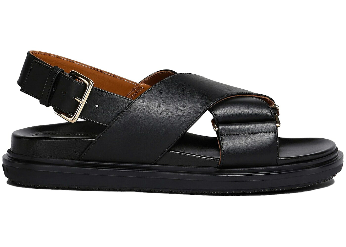 マルニ なめし革 黒いこと 黒いこと WOMEN\u0027S スニーカー レディース MARNI FUSSBETT LEATHER BLACK (WOMEN\u0027S) /