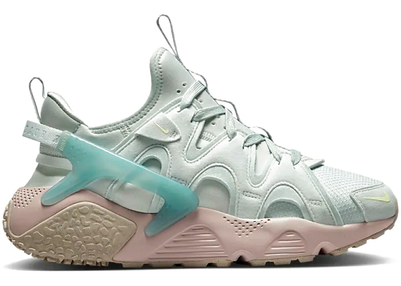 ナイキ ハラチ しろがね色 しろがね色 サクラ色 WOMEN\u0027S スニーカー レディース NIKE AIR HUARACHE CRAFT OCEAN BLISS (WOMEN\u0027S) / LIGHT SILVER OCEAN BLISS PINK