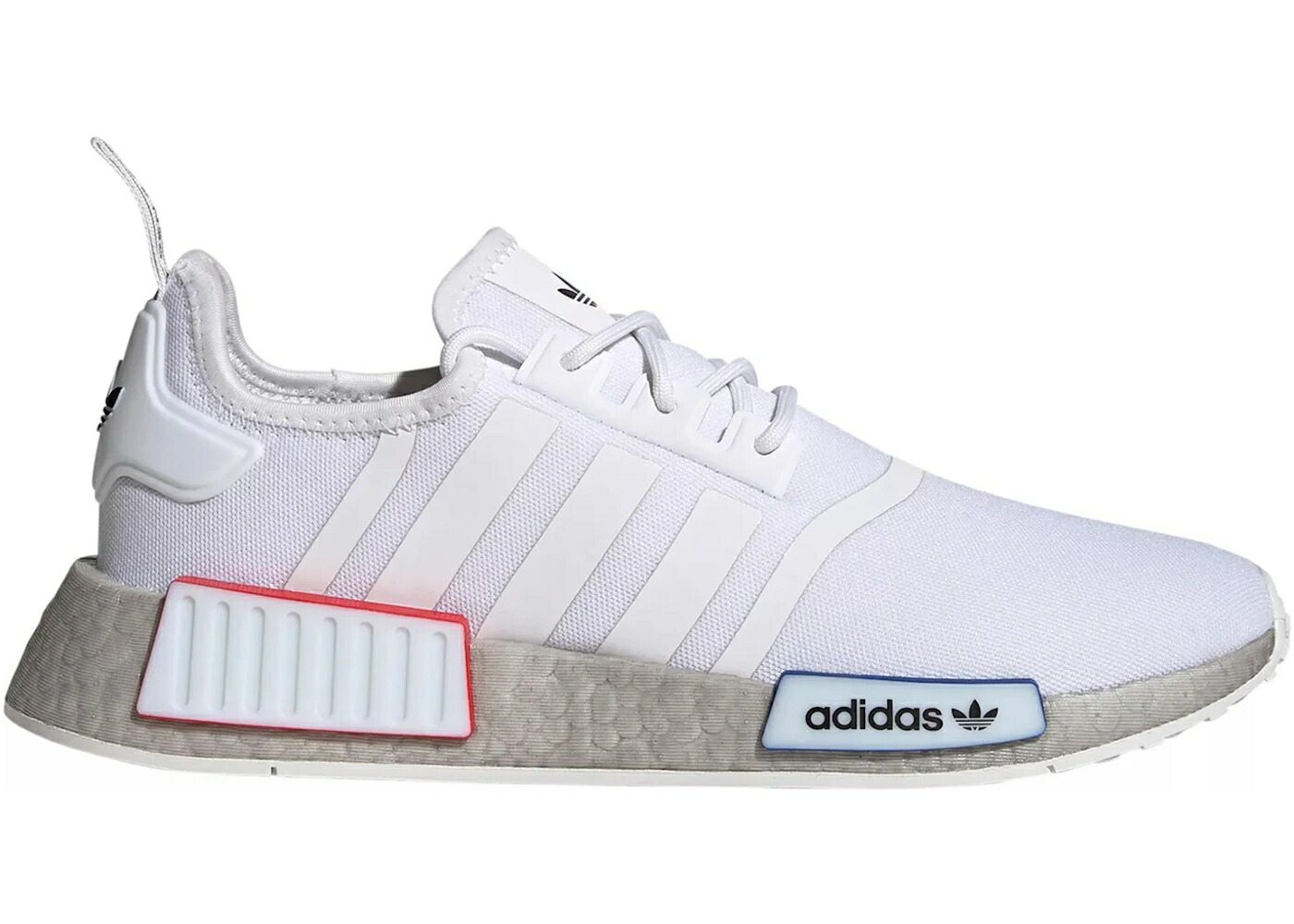 アディダス 白いこと 白いこと 薄墨色 薄墨色 ブースト スニーカー メンズ ADIDAS NMD R1 WHITE GREY BOOST / CLOUD WHITE CLOUD WHITE GREY