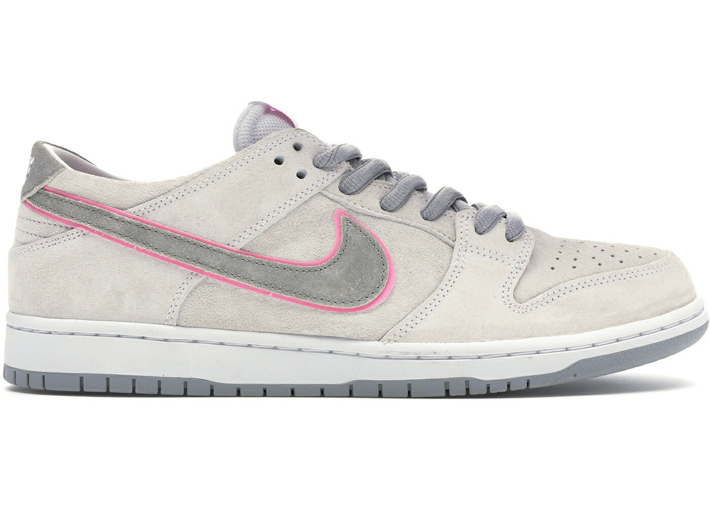 ナイキ エスビー ダンク 銀色 シルバー 白色 ホワイト ピンク ダンクロー スニーカー メンズ NIKE SB DUNK LOW ISHOD WAIR FLAT SILVER / WHITE PERFECT PINK FLAT SILVER