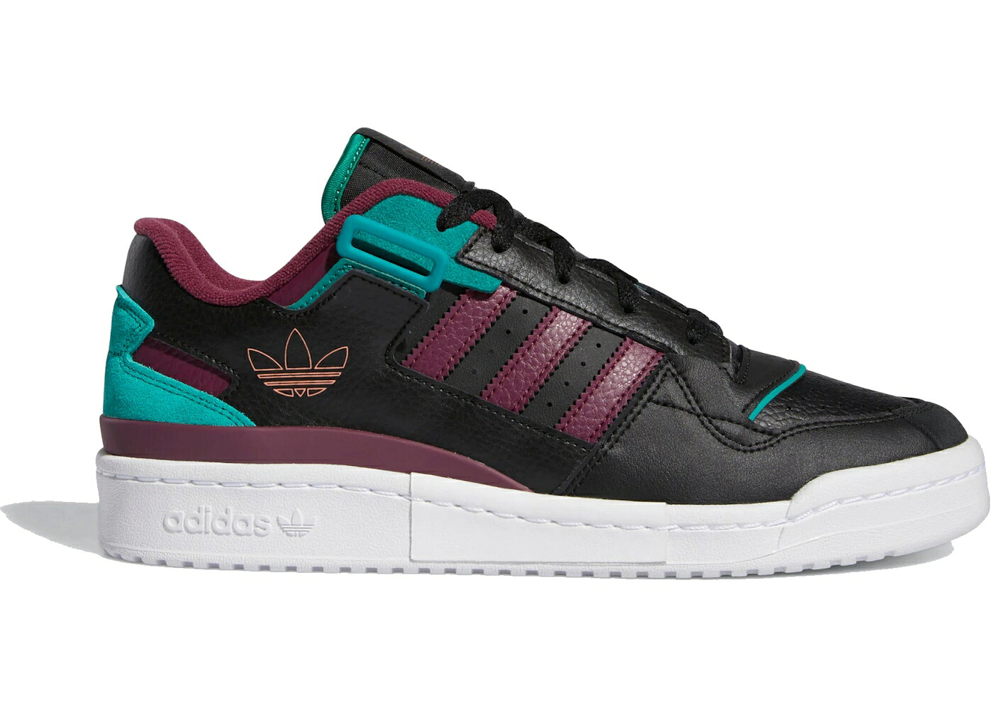 アディダス フォーラム 黒色 ブラック クリムゾン 緑 グリーン コア ビクトリー スニーカー メンズ ADIDAS FORUM EXHIBIT LOW BLACK CRIMSON GREEN / CORE BLACK VICTORY CRIMSON GLORY|スニケス