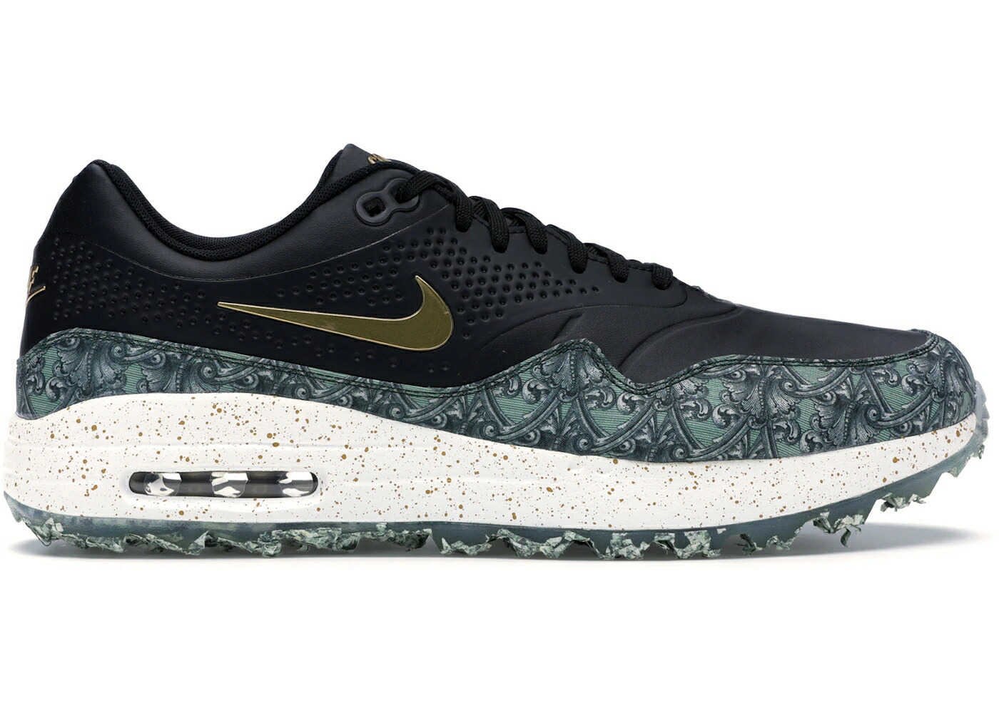 ナイキ マックス ゴルフ 黒色 ブラック ゴールド 白色 ホワイト エアマックス スニーカー メンズ NIKE AIR MAX 1 GOLF PAYDAY / BLACK METALLIC GOLD SUMMIT WHITE