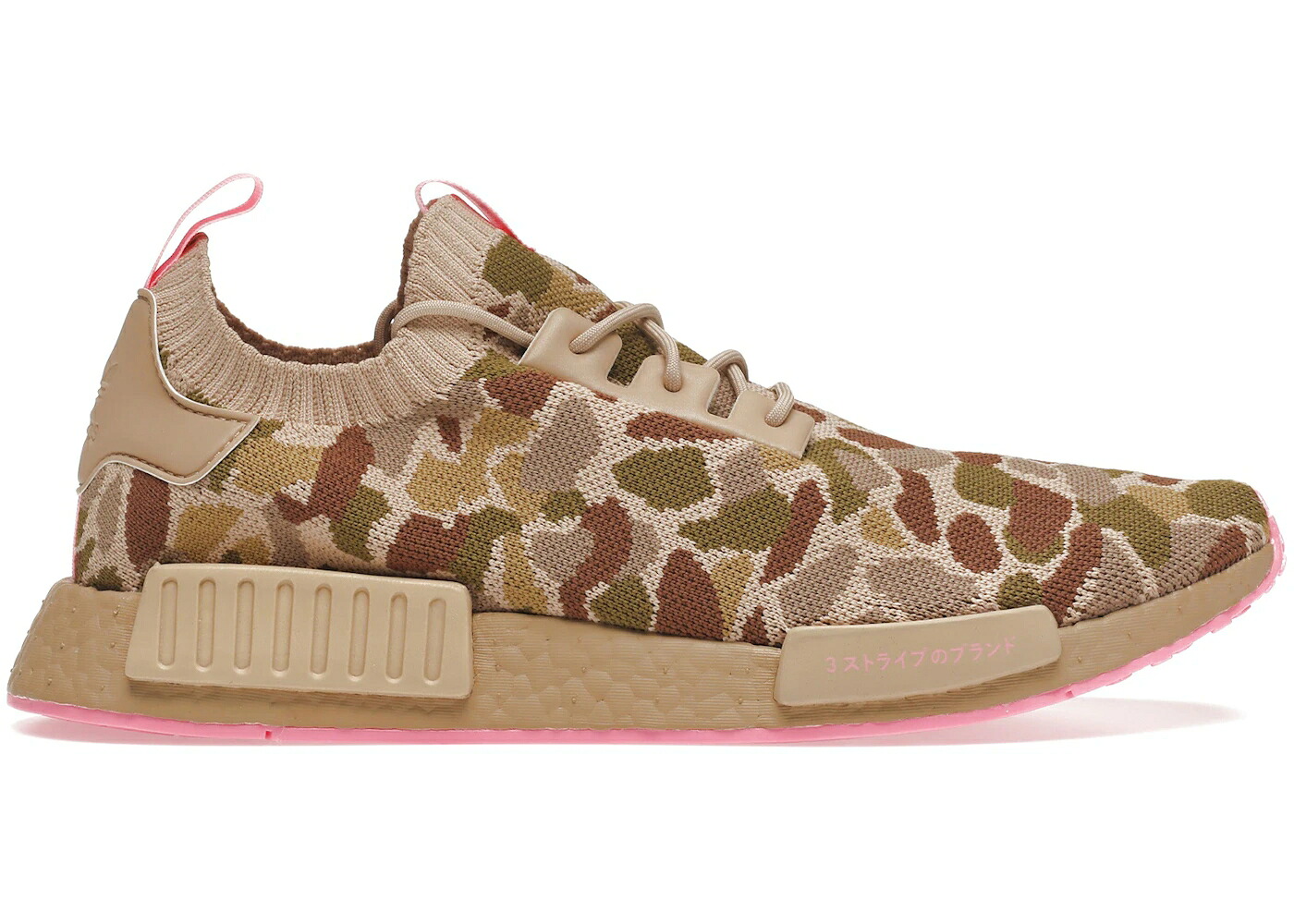 アディダス 間鴨柄 サクラ色 スニーカー メンズ ADIDAS NMD R1 PRIMEKNIT DUCK CAMO PINK / DUCK CAMO PINK
