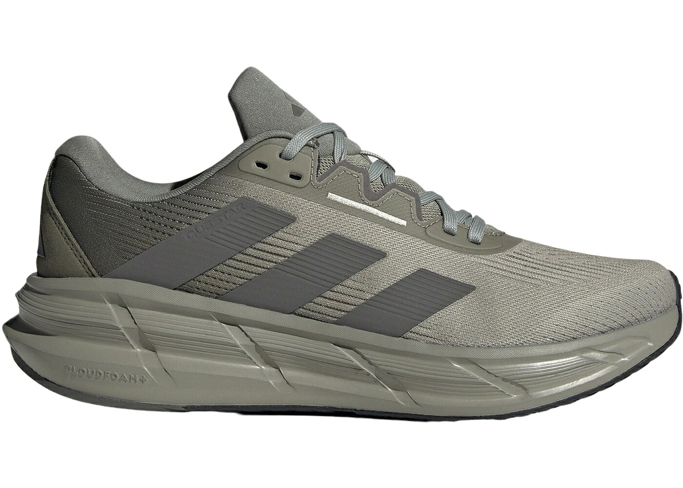 アディダス 銀色 シルバー チャコール オリーブ スニーカー メンズ ADIDAS QUESTAR 3 SILVER PEBBLE CHARCOAL OLIVE STRATA / SILVER PEBBLE CHARCOAL OLIVE｜スニケス