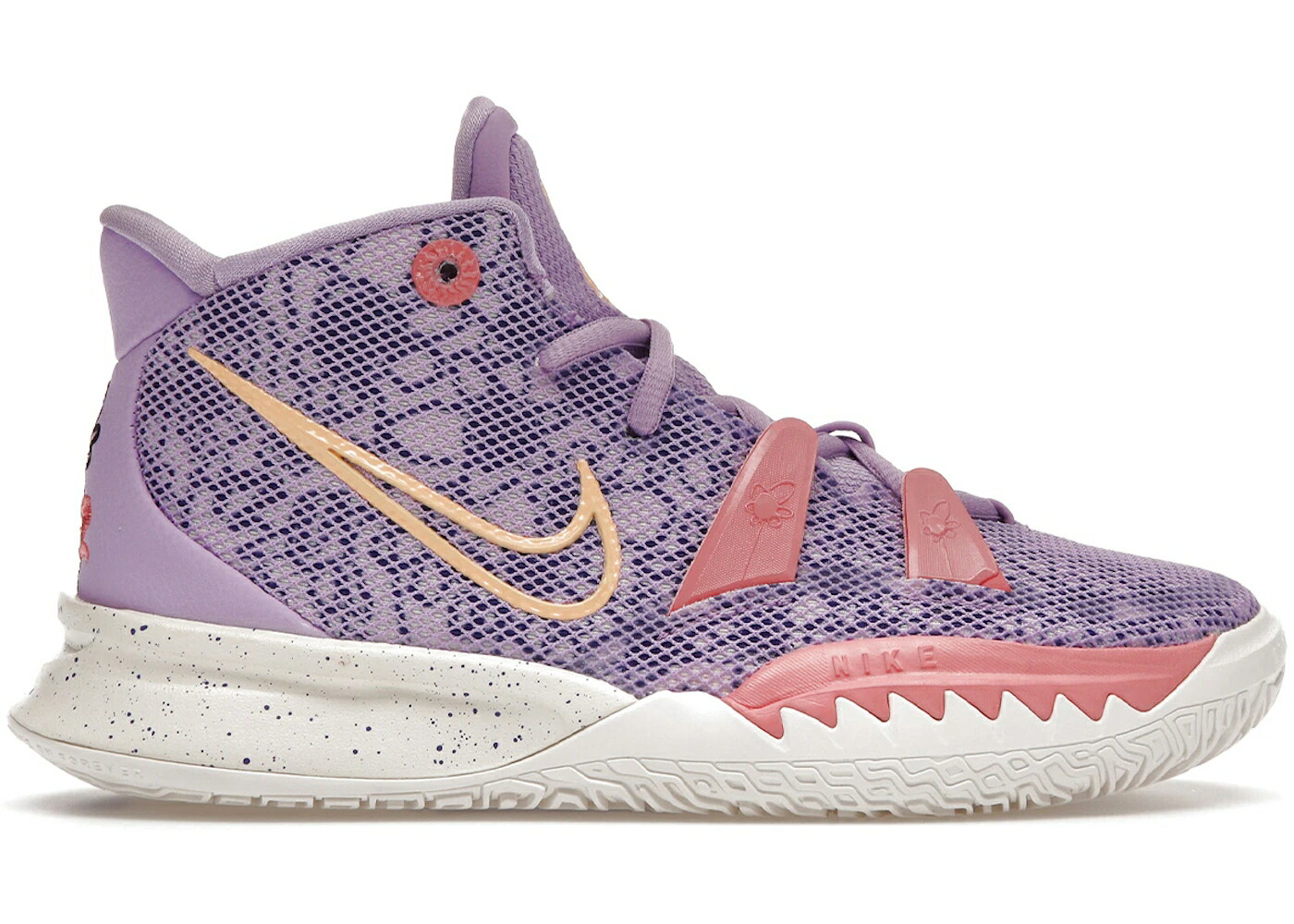 ナイキ カイリー 藍色 インディゴ 張り裂ける 御坊っちゃん キッズ NIKE KYRIE 7 DAUGHTERS (GS) / LILAC MELON TINT INDIGO BURST もの言う花 マタニティ スニーカー 靴-スニーカー