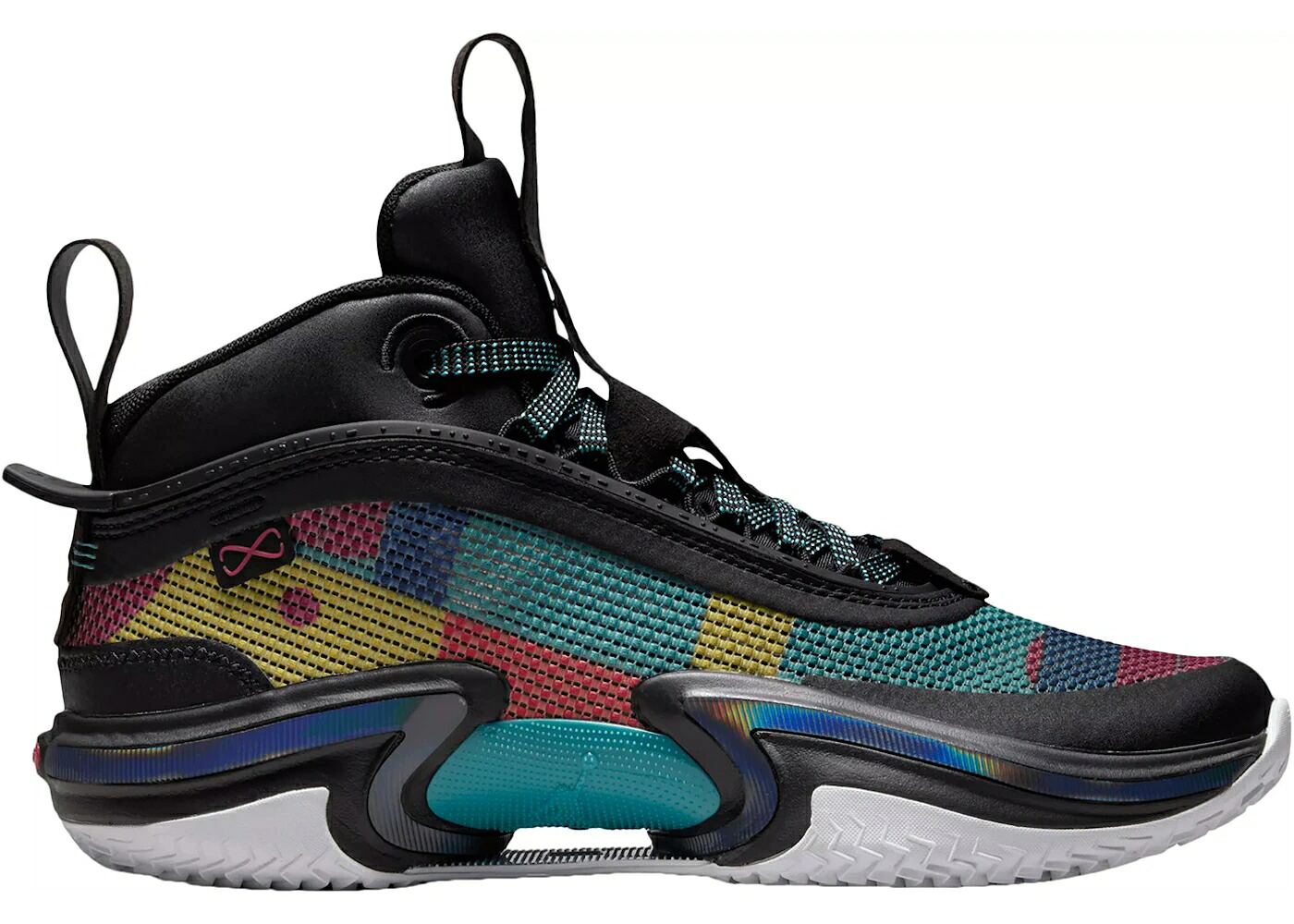 ナイキ ジョーダン 黒色 ブラック ジュニア キッズ JORDAN 36 BLACK MULTI-COLOR (GS) / BLACK WASHED TEAL VIVID SULFUR ベビー マタニティ スニーカー